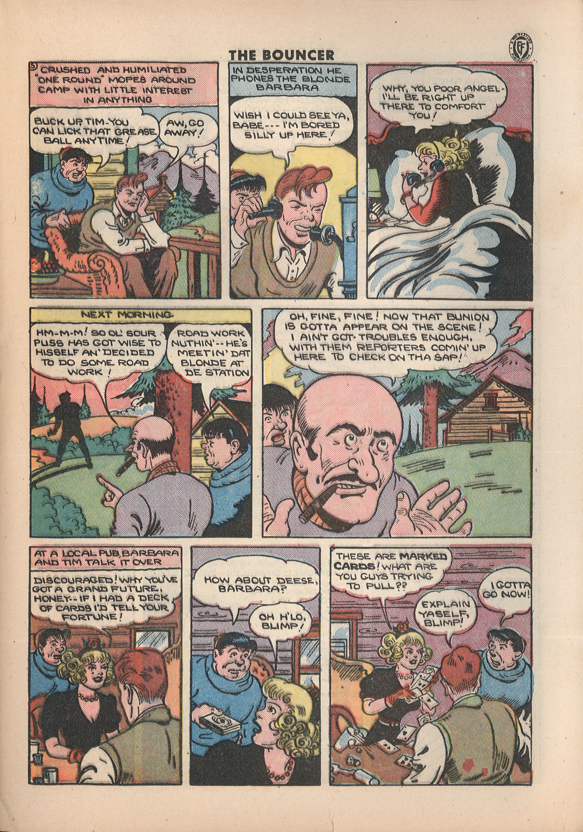 Read online The Bouncer (1944) comic -  Issue #13 - 17