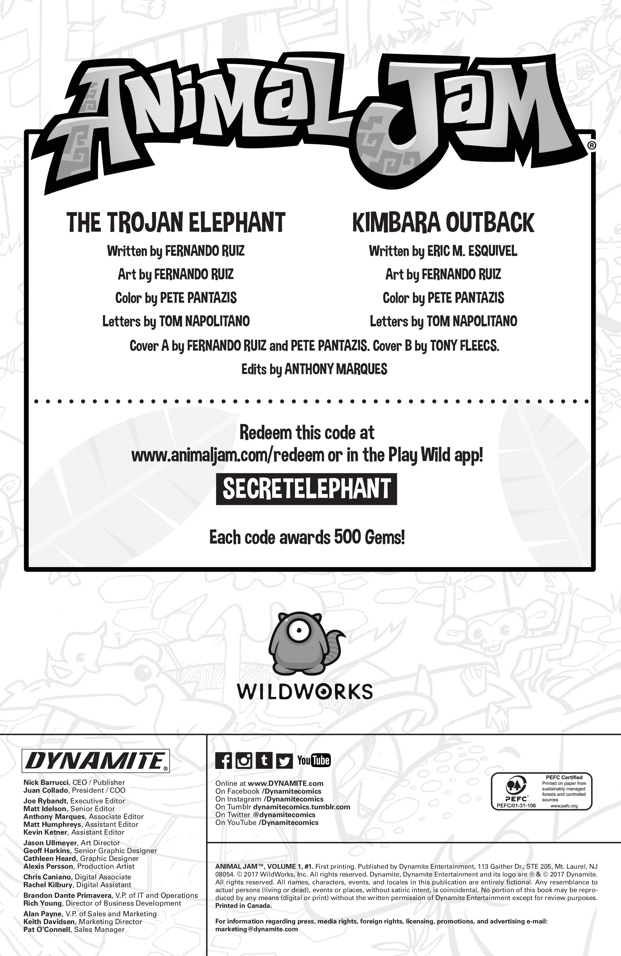 Read online Animal Jam comic -  Issue #1 - 4