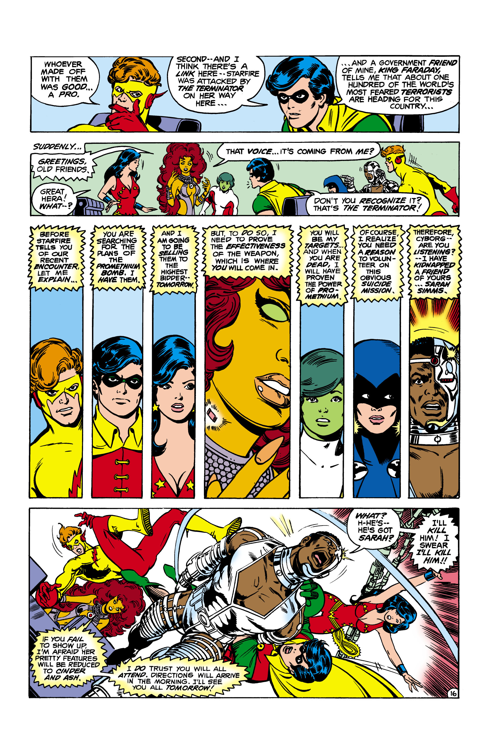 Read online The New Teen Titans (1980) comic -  Issue #10 - 17