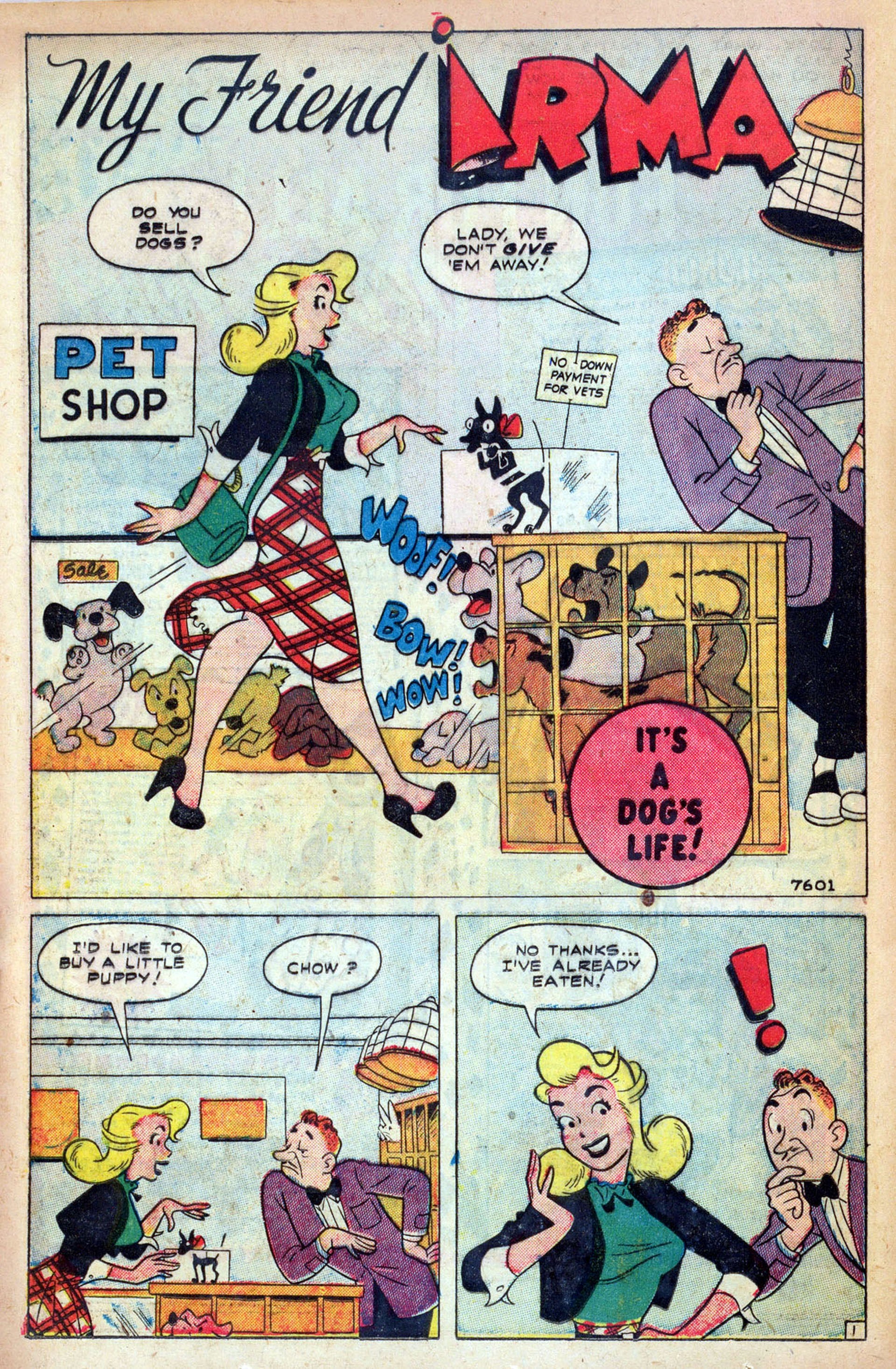 Read online My Friend Irma comic -  Issue #5 - 18