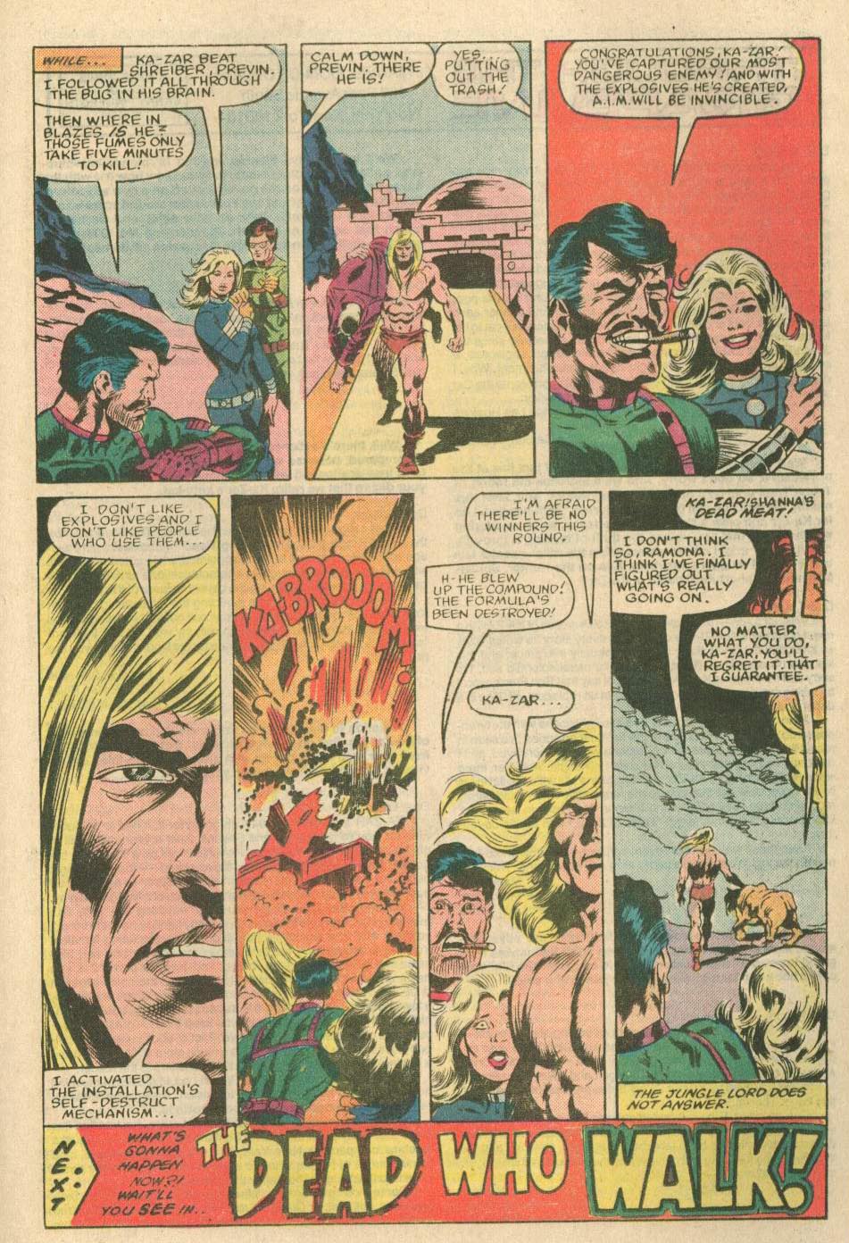 Read online Ka-Zar the Savage comic -  Issue #24 - 25