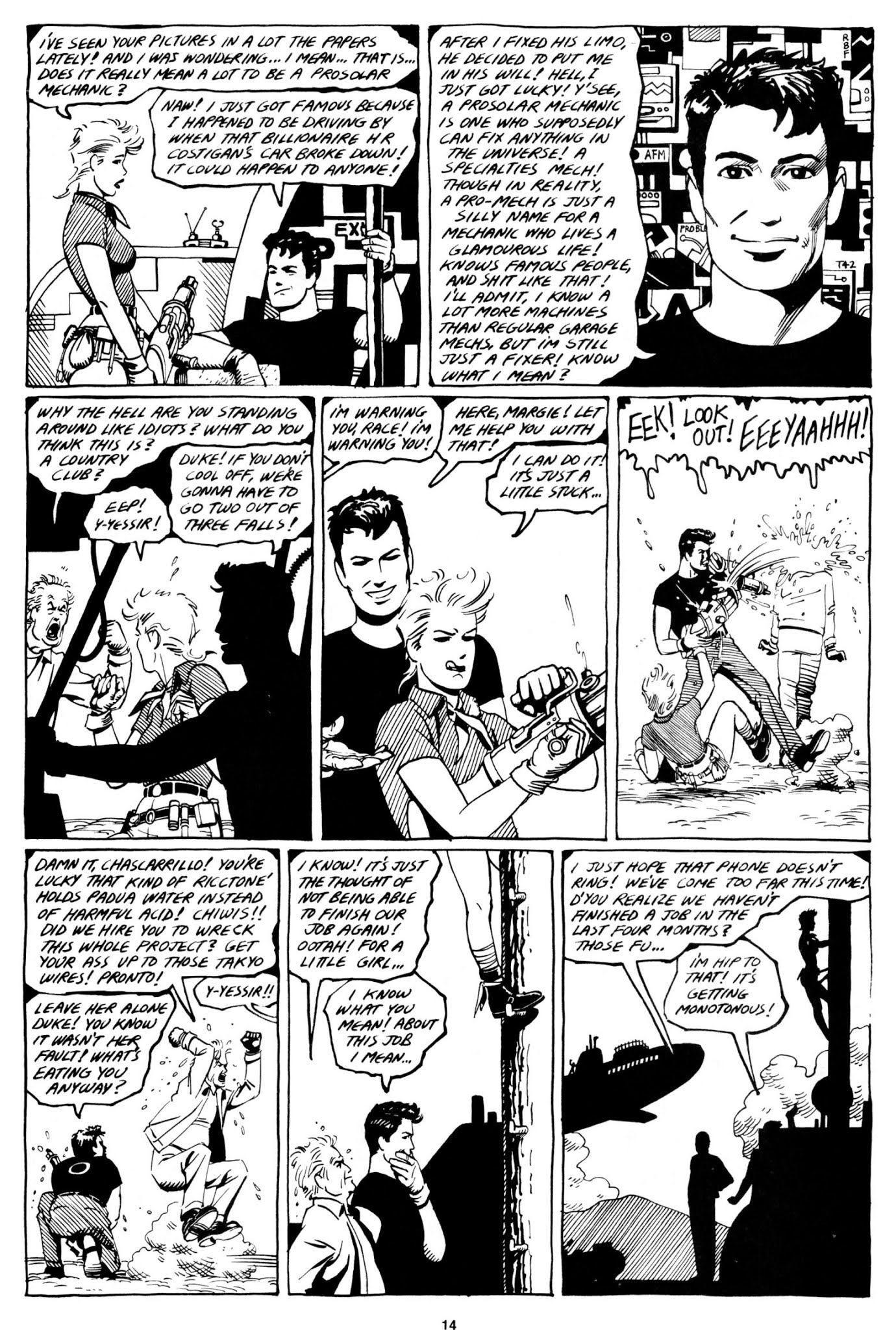 Read online Love and Rockets (1982) comic -  Issue #1 - 14