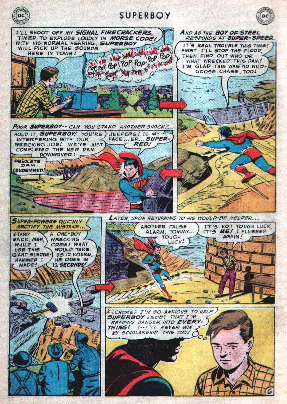 Read online Superboy (1949) comic -  Issue #46 - 7