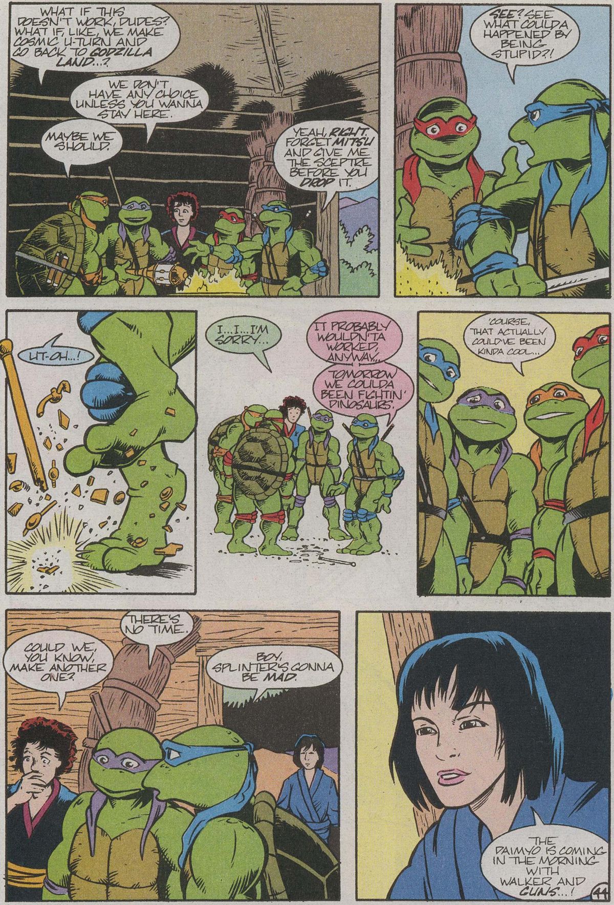 Teenage Mutant Ninja Turtles III The Movie: The Turtles Are Back...In Time! Full #1 - English 45
