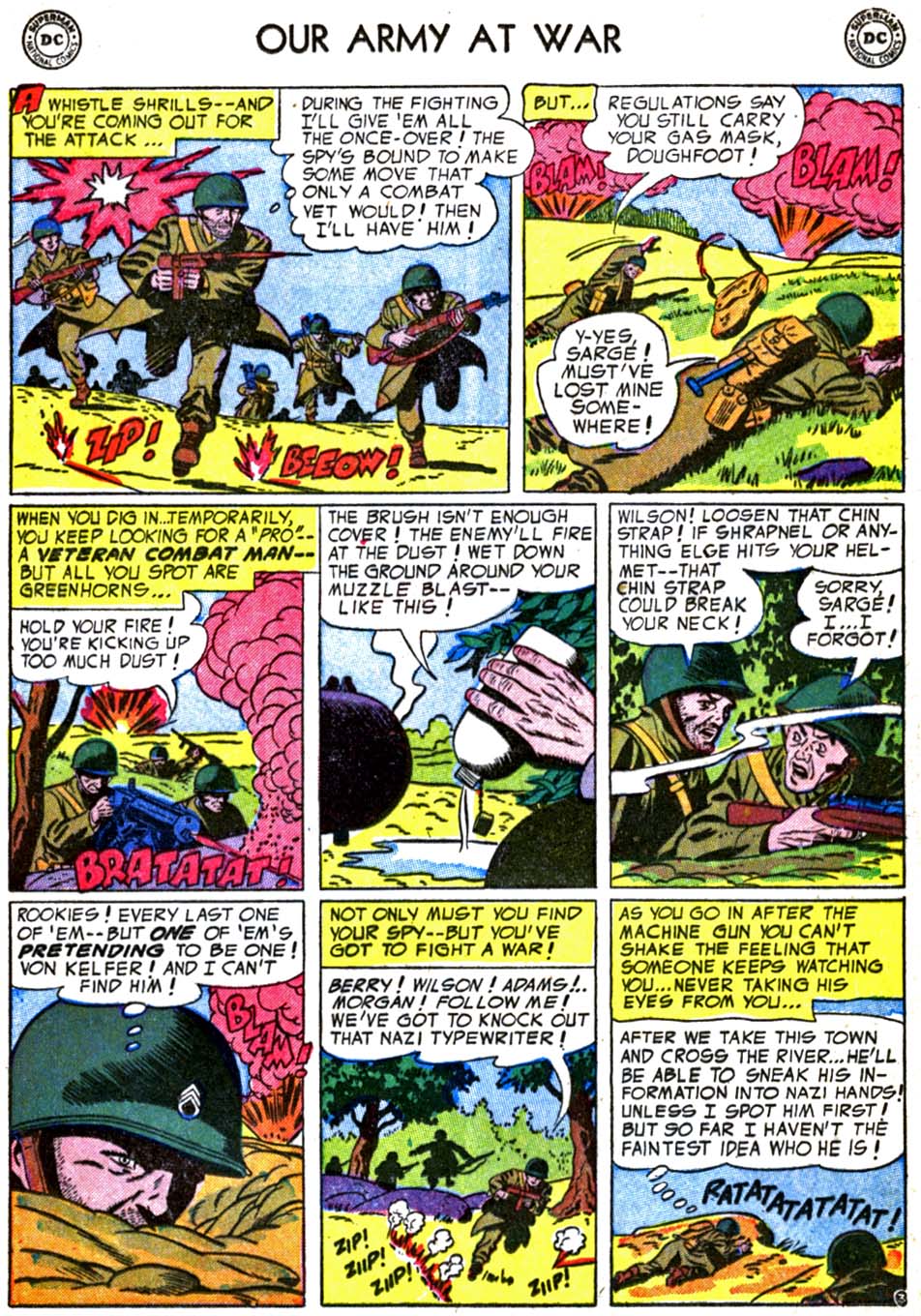 Read online Our Army at War (1952) comic -  Issue #26 - 21