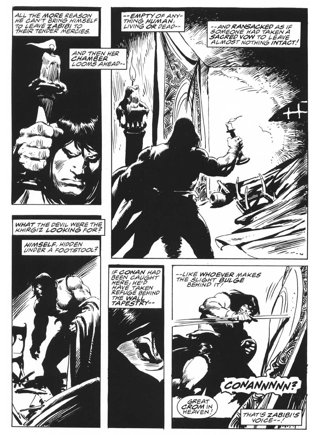 Read online The Savage Sword Of Conan comic -  Issue #235 - 17