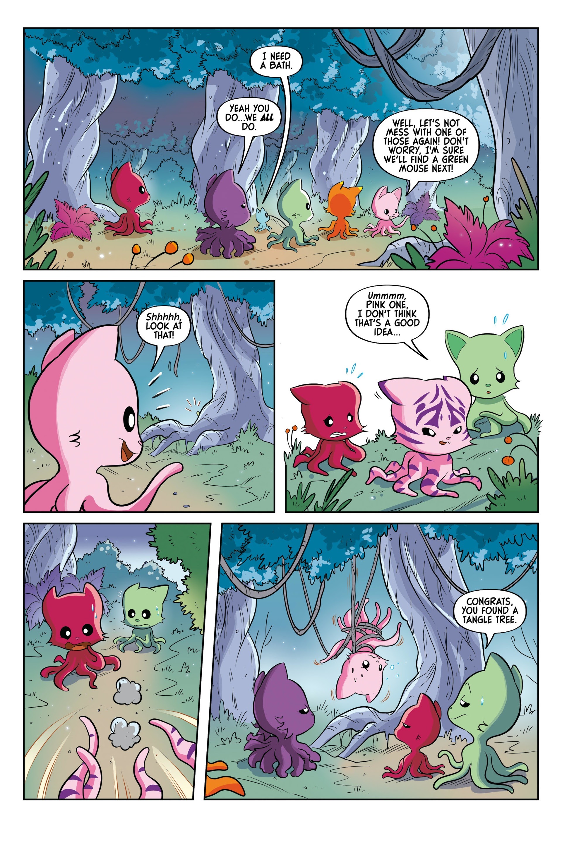 Read online Tentacle Kitty: Tales Around the Teacup comic -  Issue # TPB - 18
