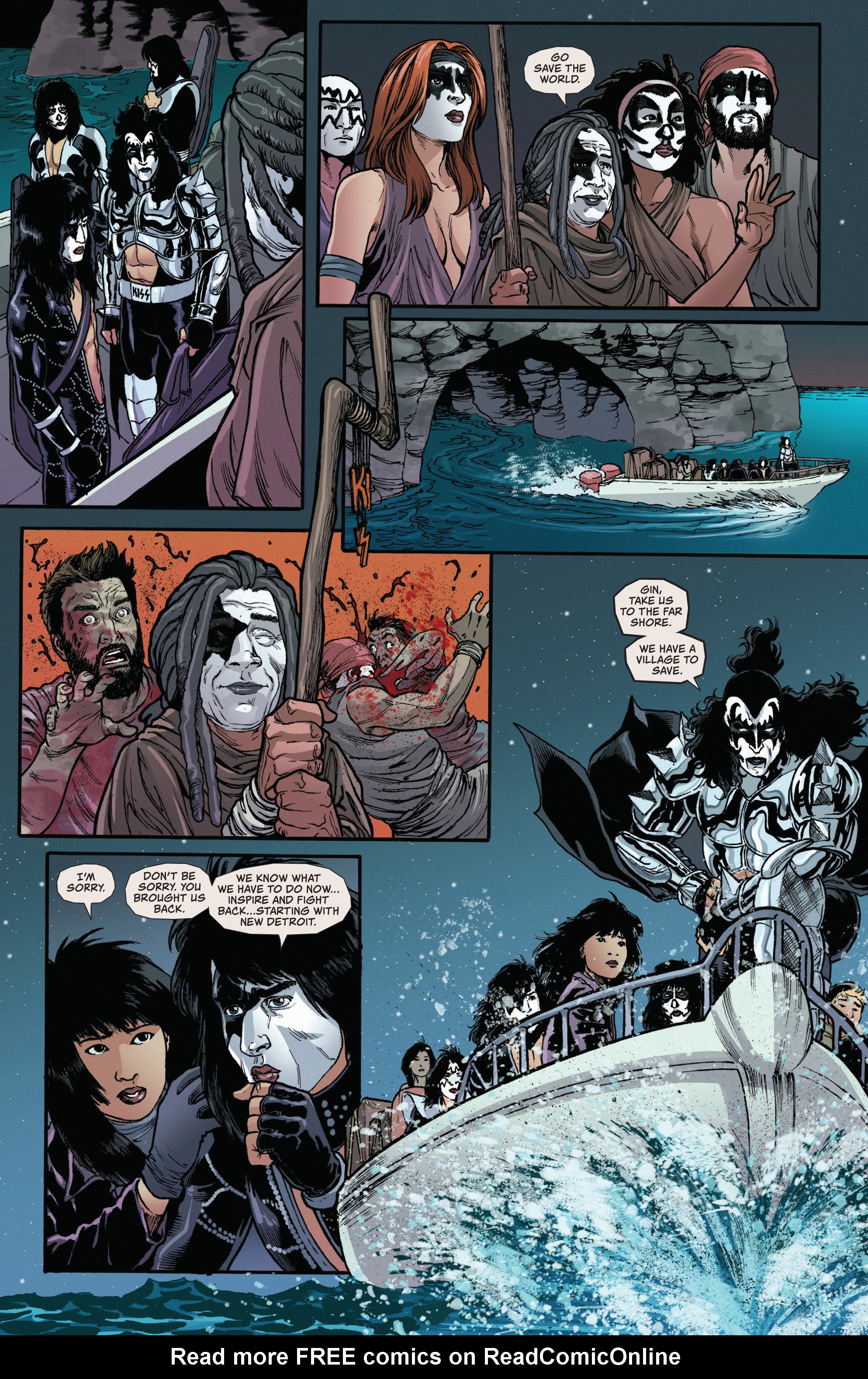 Read online Kiss: Zombies comic -  Issue #4 - 23