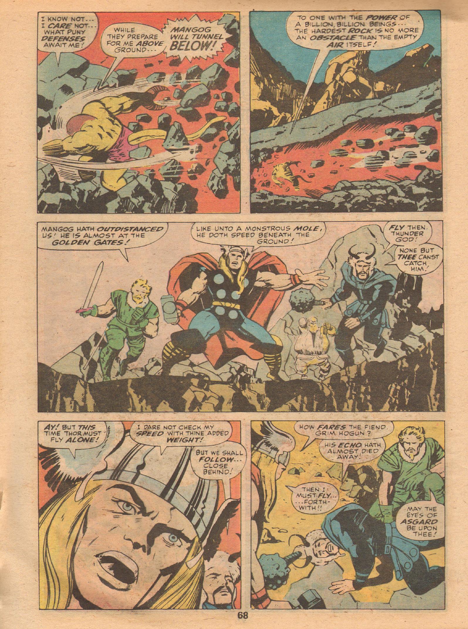 Read online Marvel Treasury Edition comic -  Issue #10 - 68