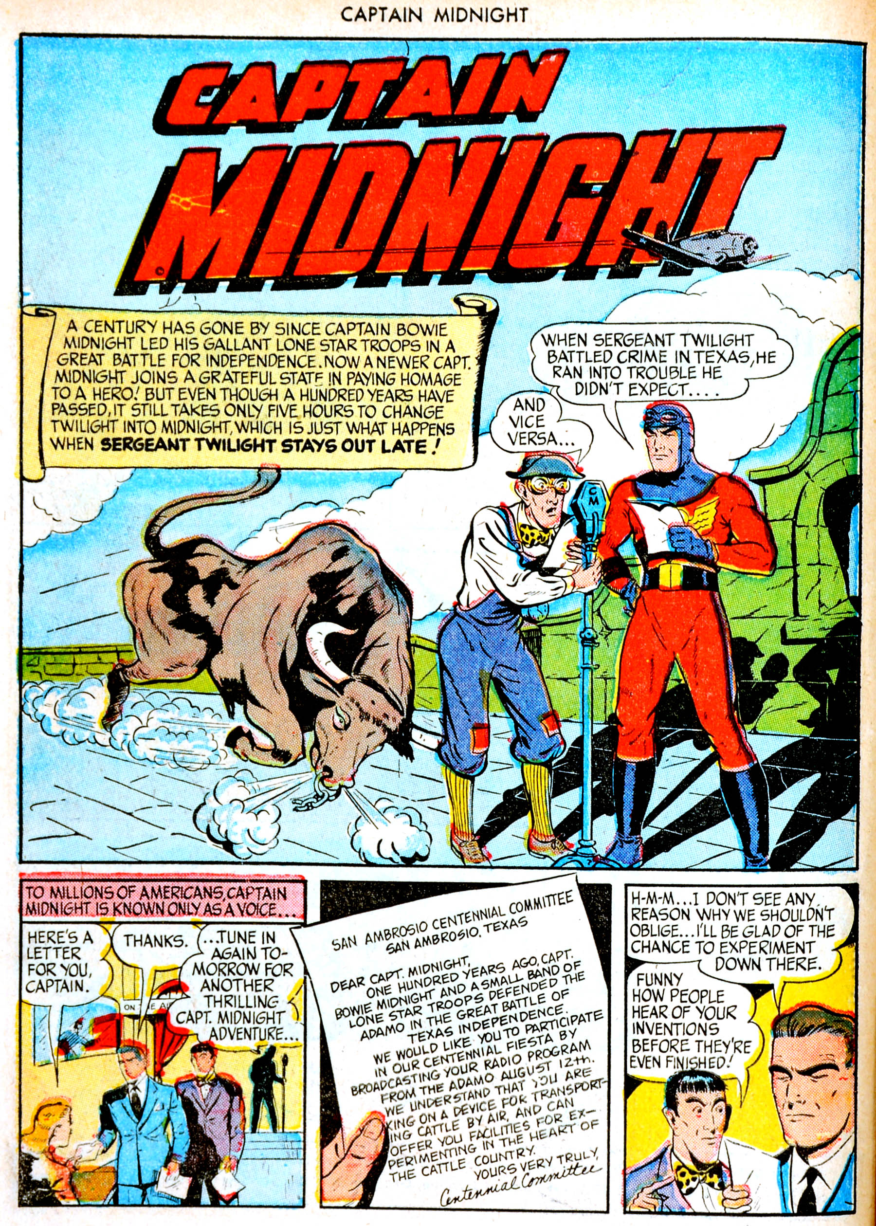 Read online Captain Midnight (1942) comic -  Issue #25 - 14