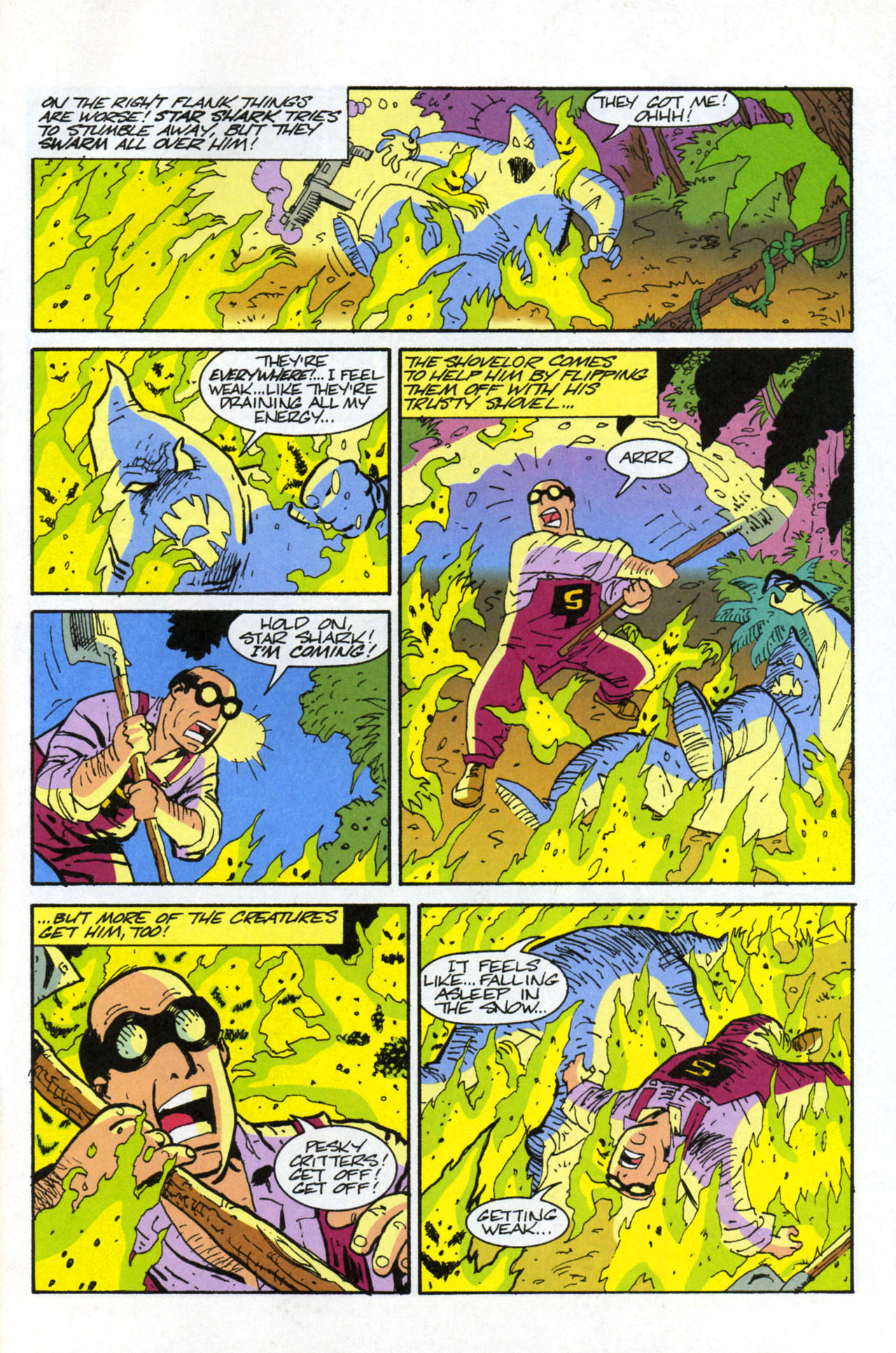 Read online Teenage Mutant Ninja Turtles/Flaming Carrot Crossover comic -  Issue #3 - 7