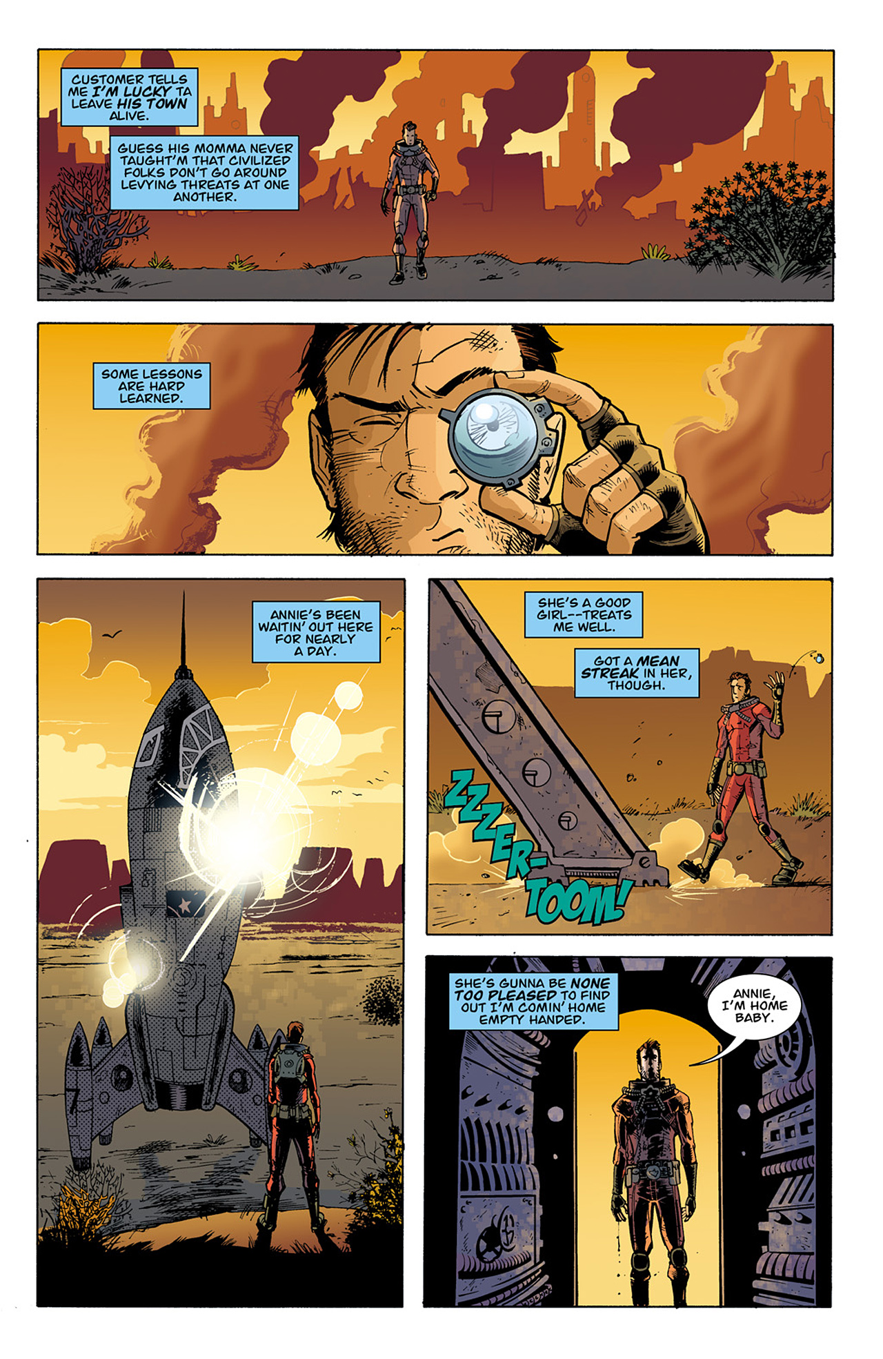 Read online Fear Agent comic -  Issue # TPB 1 - 35