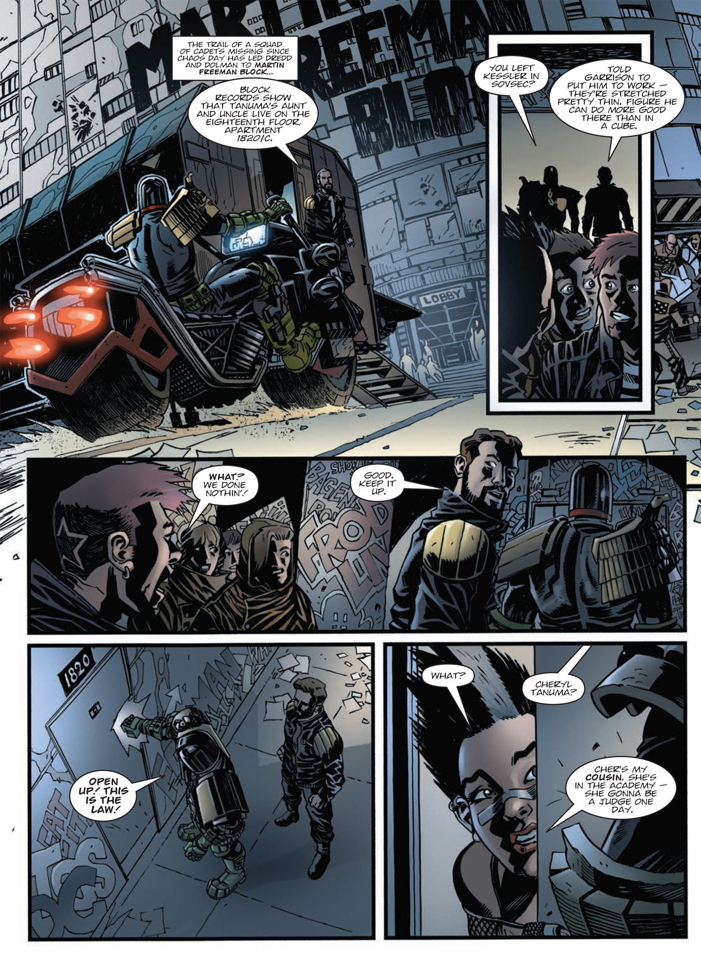 Read online Judge Dredd: Day of Chaos: Fallout comic -  Issue # TPB (Part 2) - 34