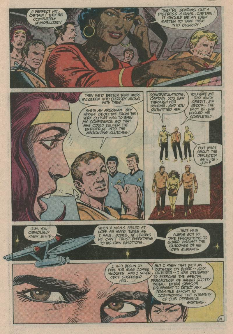 Read online Star Trek (1984) comic -  Issue #38 - 22
