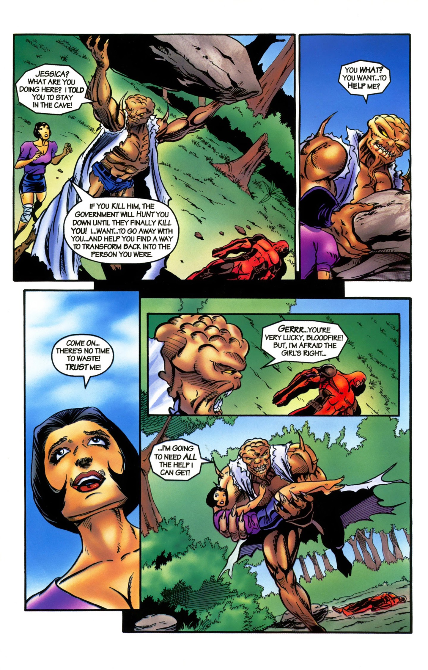 Read online Bloodfire comic -  Issue #11 - 17