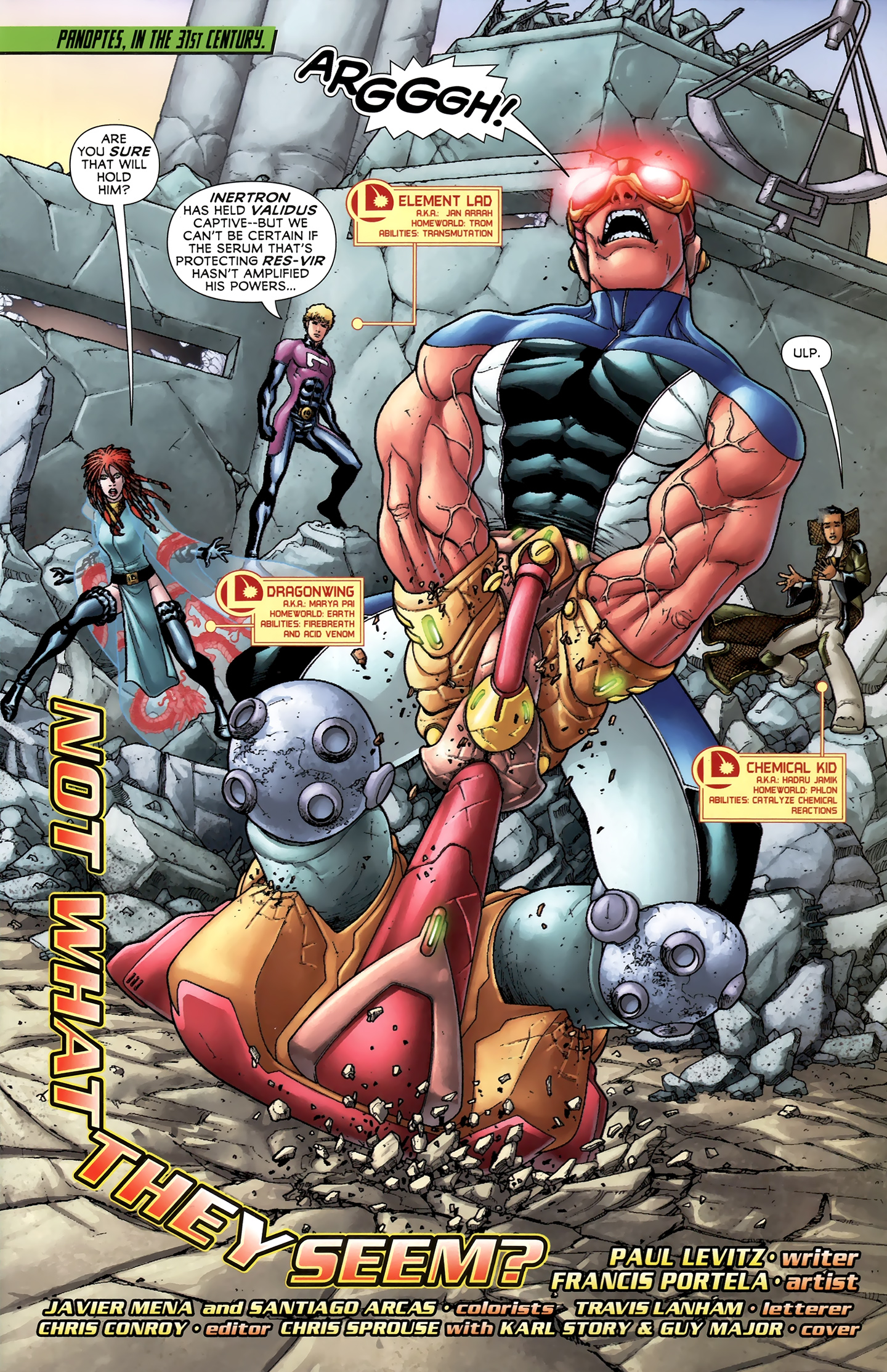 Read online Legion of Super-Heroes (2011) comic -  Issue #4 - 2