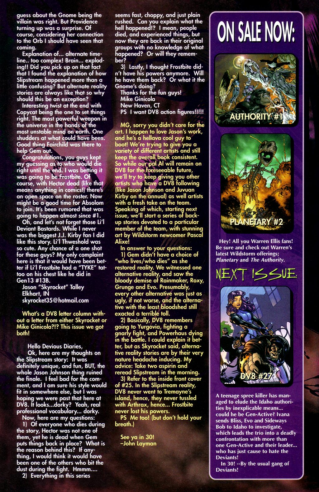 Read online DV8 comic -  Issue #26 - 26
