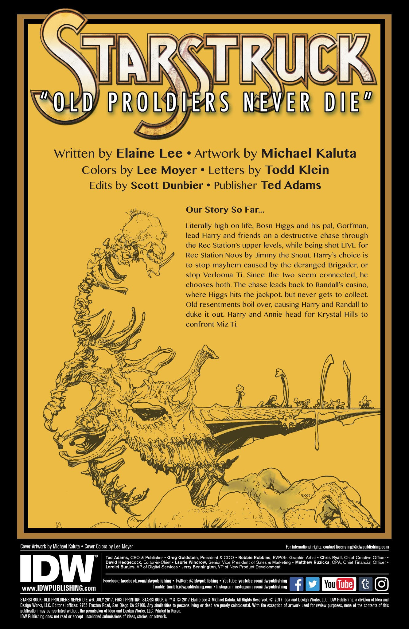 Read online Starstruck: Old Proldiers Never Die comic -  Issue #6 - 2