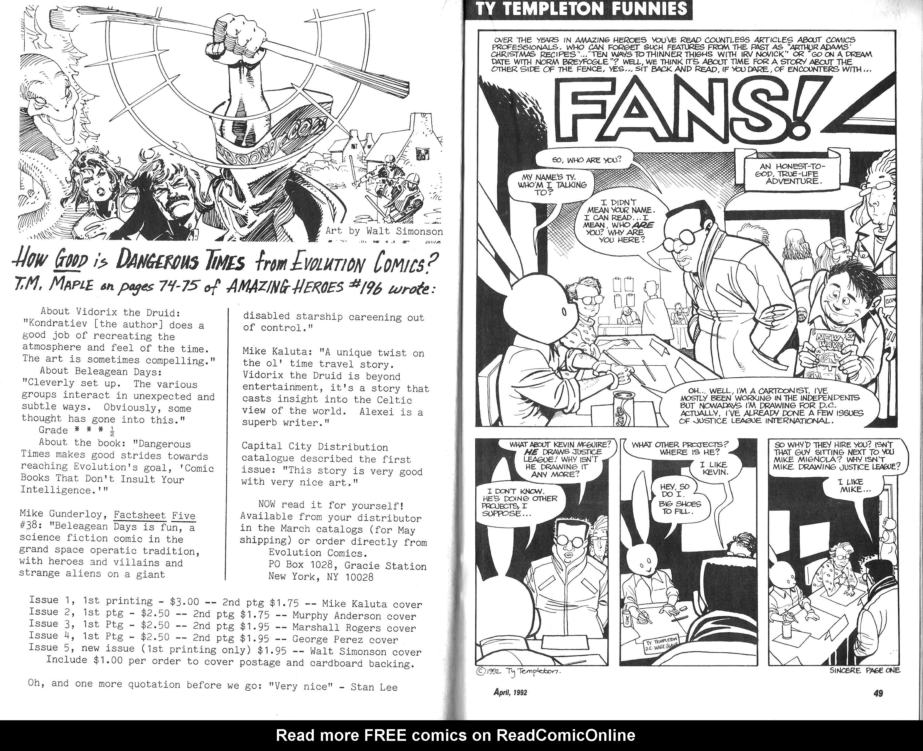 Read online Amazing Heroes comic -  Issue #200 - 25