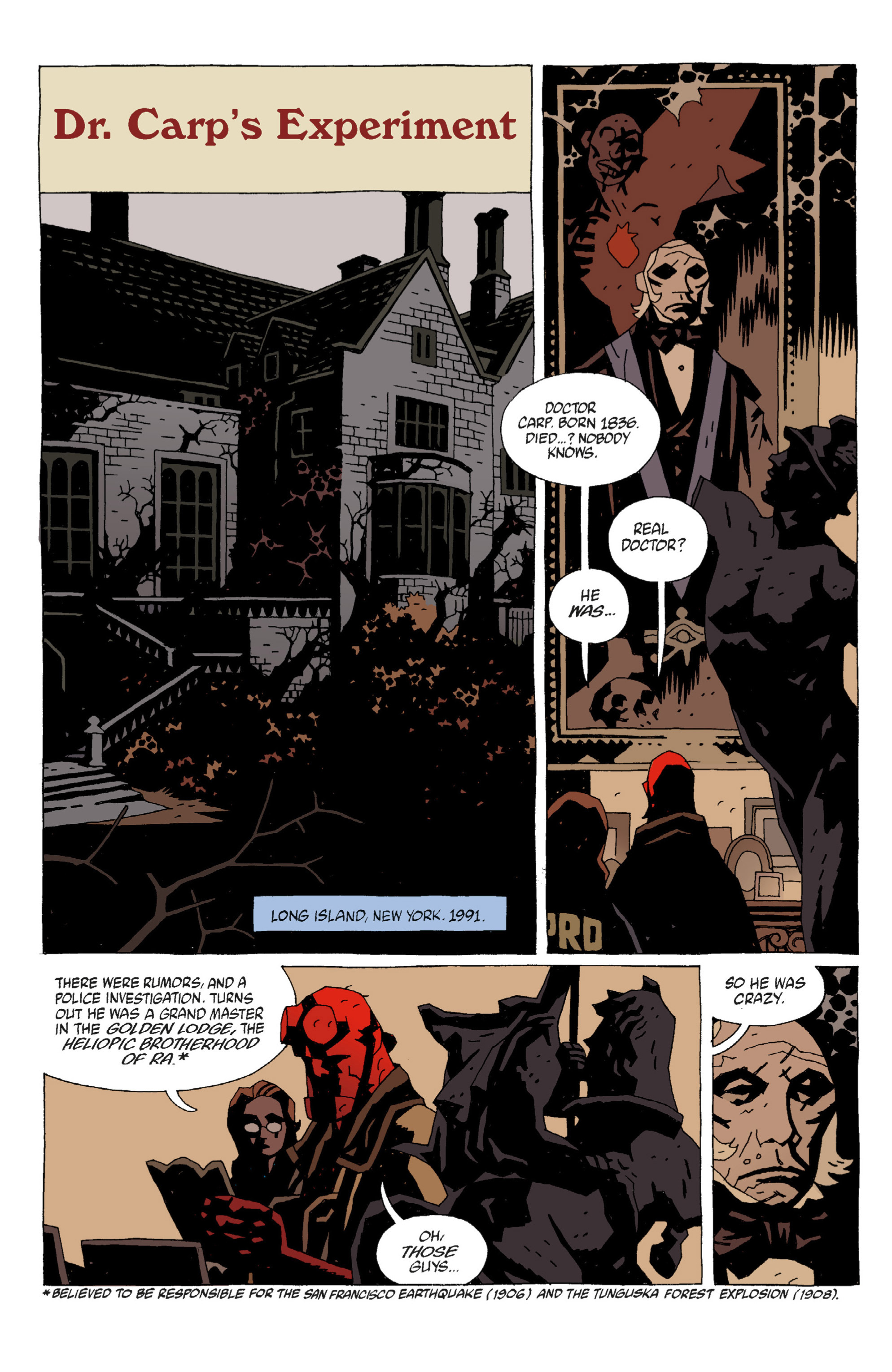 Read online Hellboy comic -  Issue #7 - 57