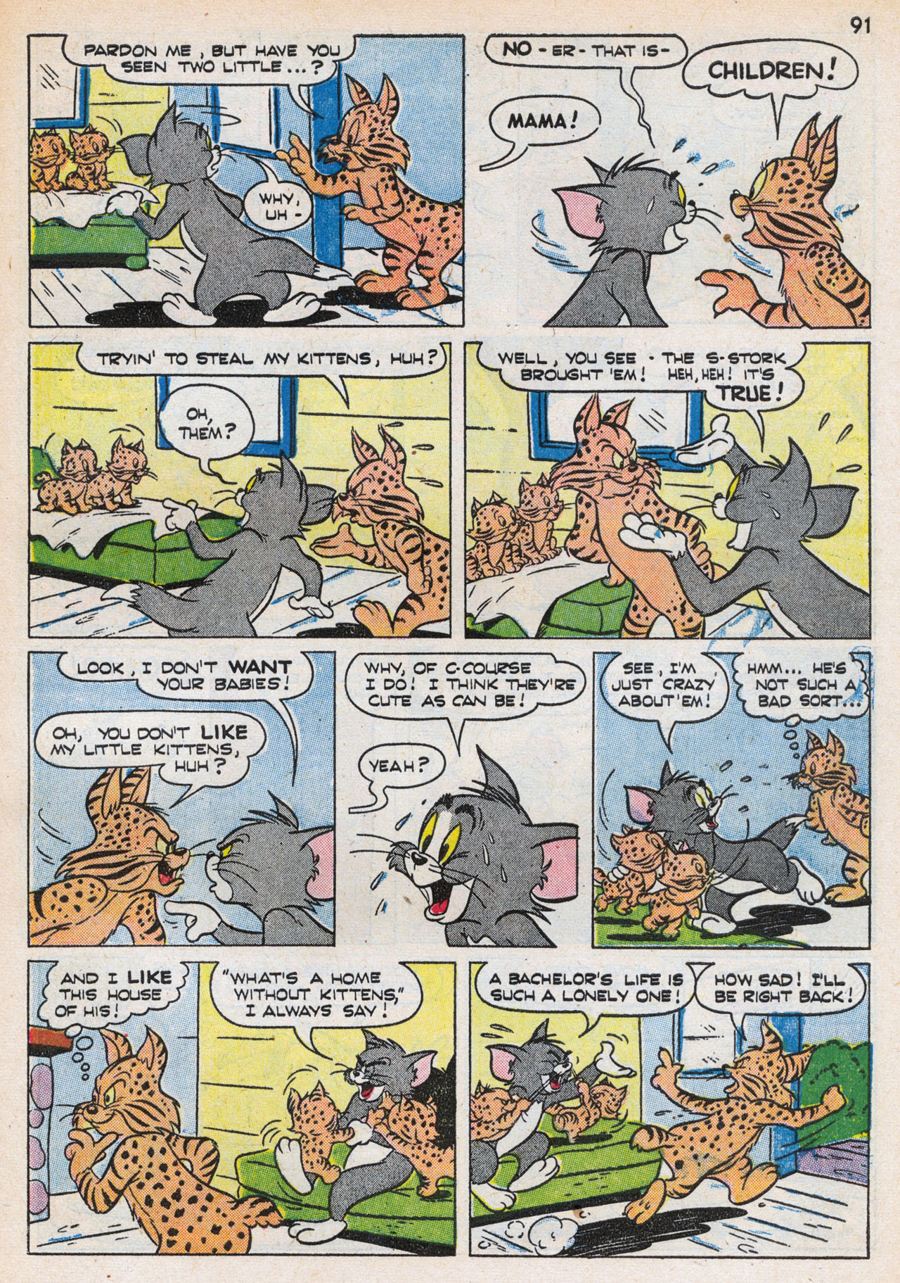 Read online M.G.M.'s Tom and Jerry's Winter Fun comic -  Issue #3 - 94