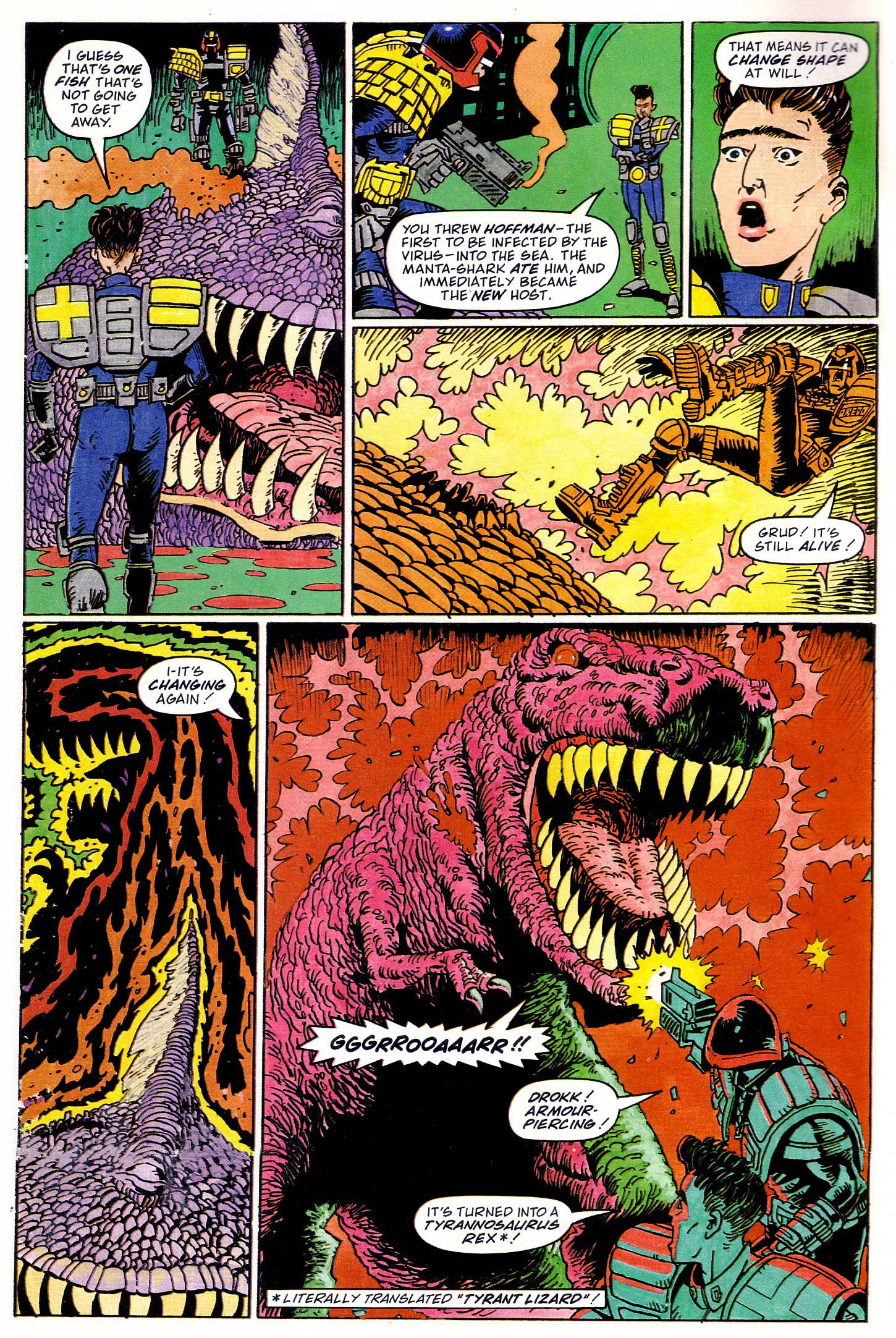 Read online Judge Dredd Lawman of the Future comic -  Issue #14 - 4