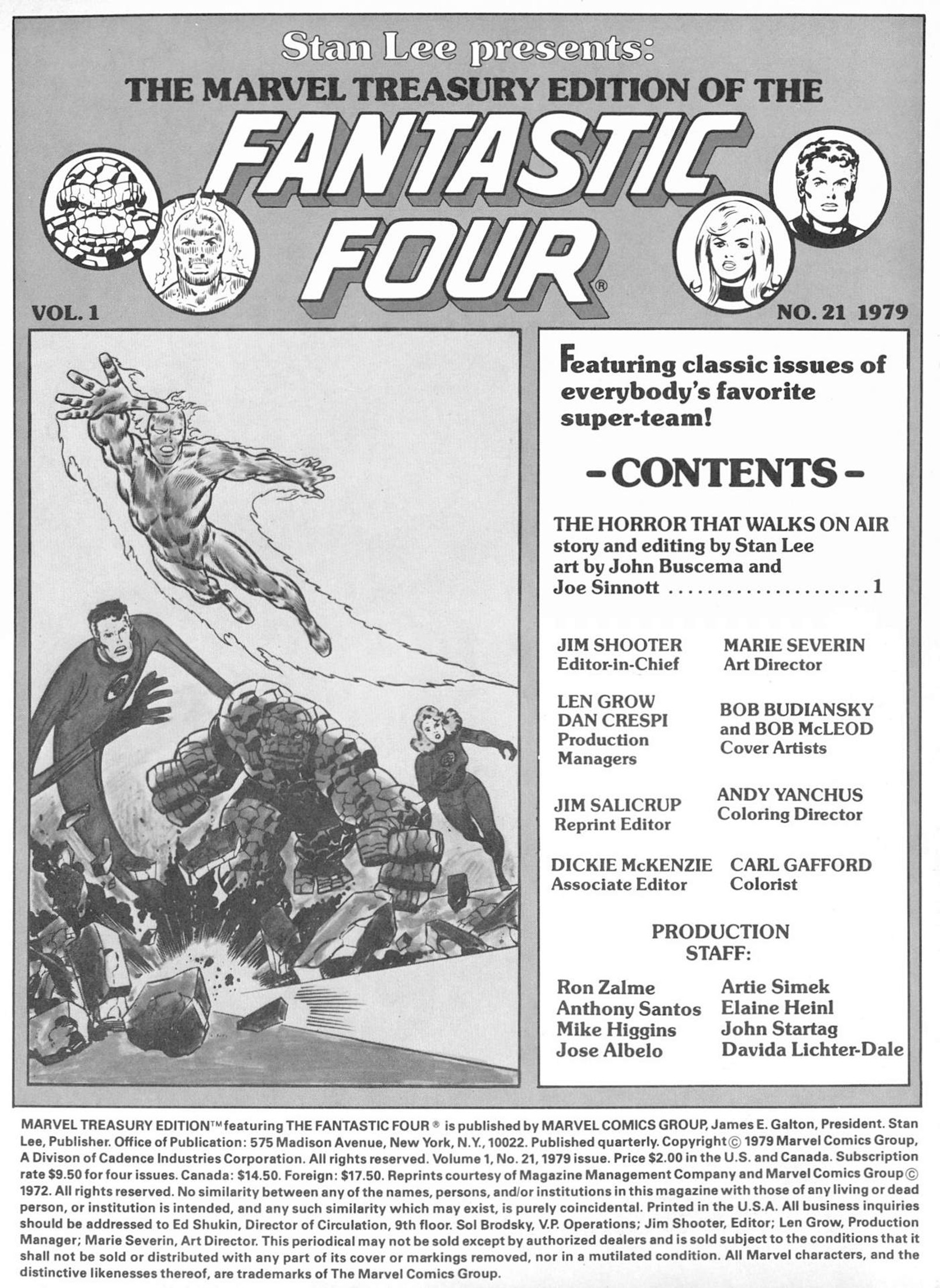 Read online Marvel Treasury Edition comic -  Issue #21 - 2