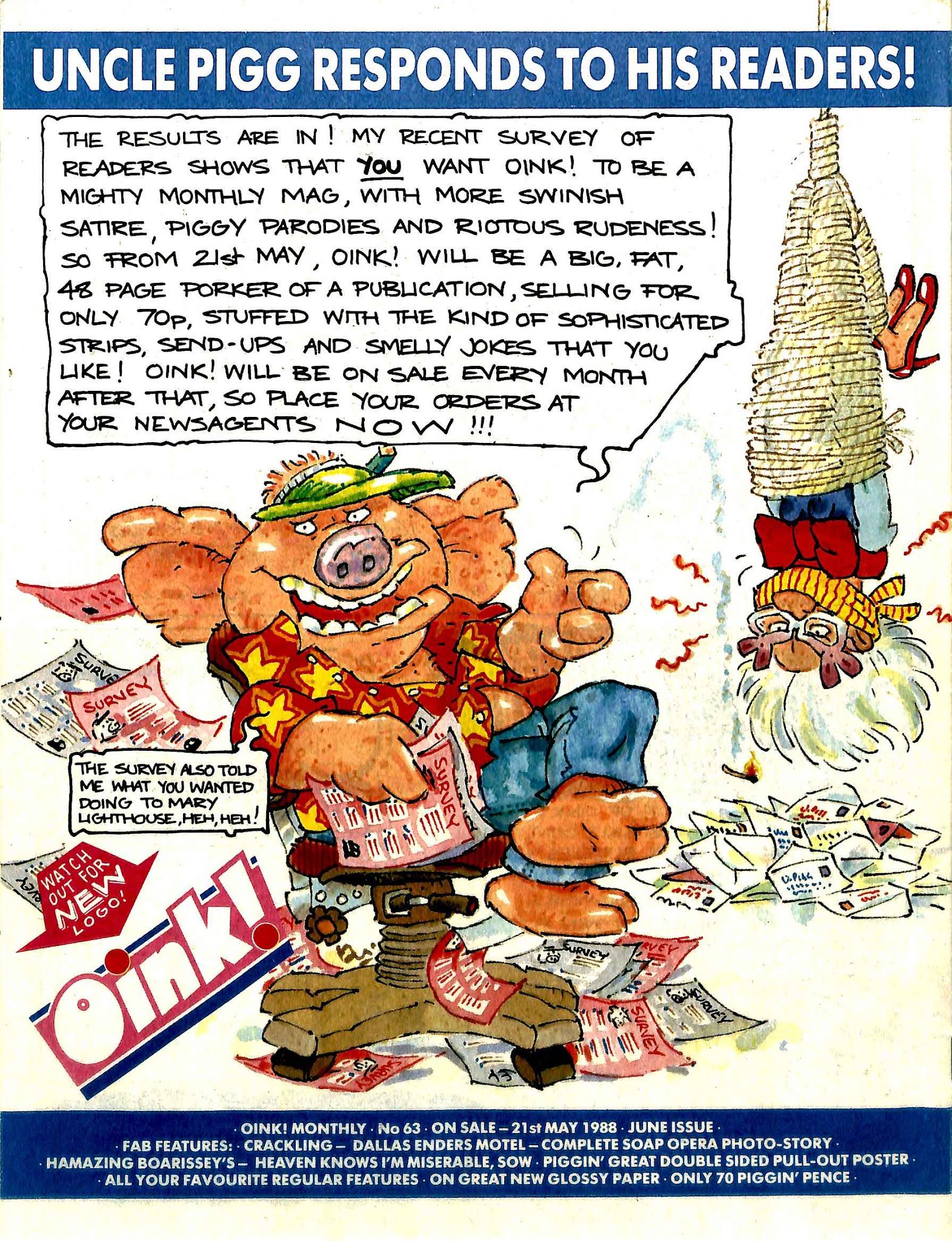 Read online Oink! comic -  Issue #62 - 13