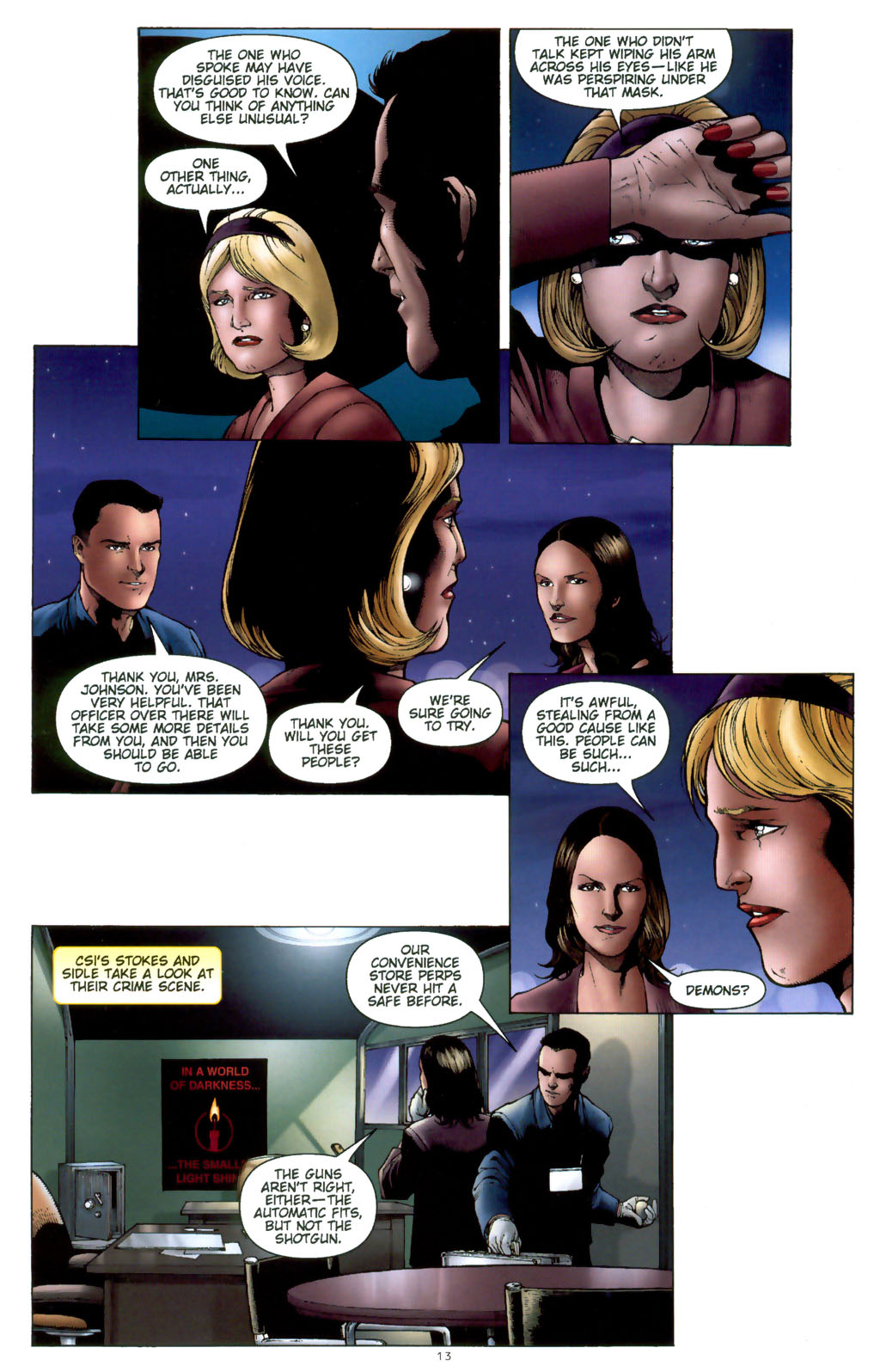 Read online CSI: Crime Scene Investigation: Demon House comic -  Issue #2 - 15