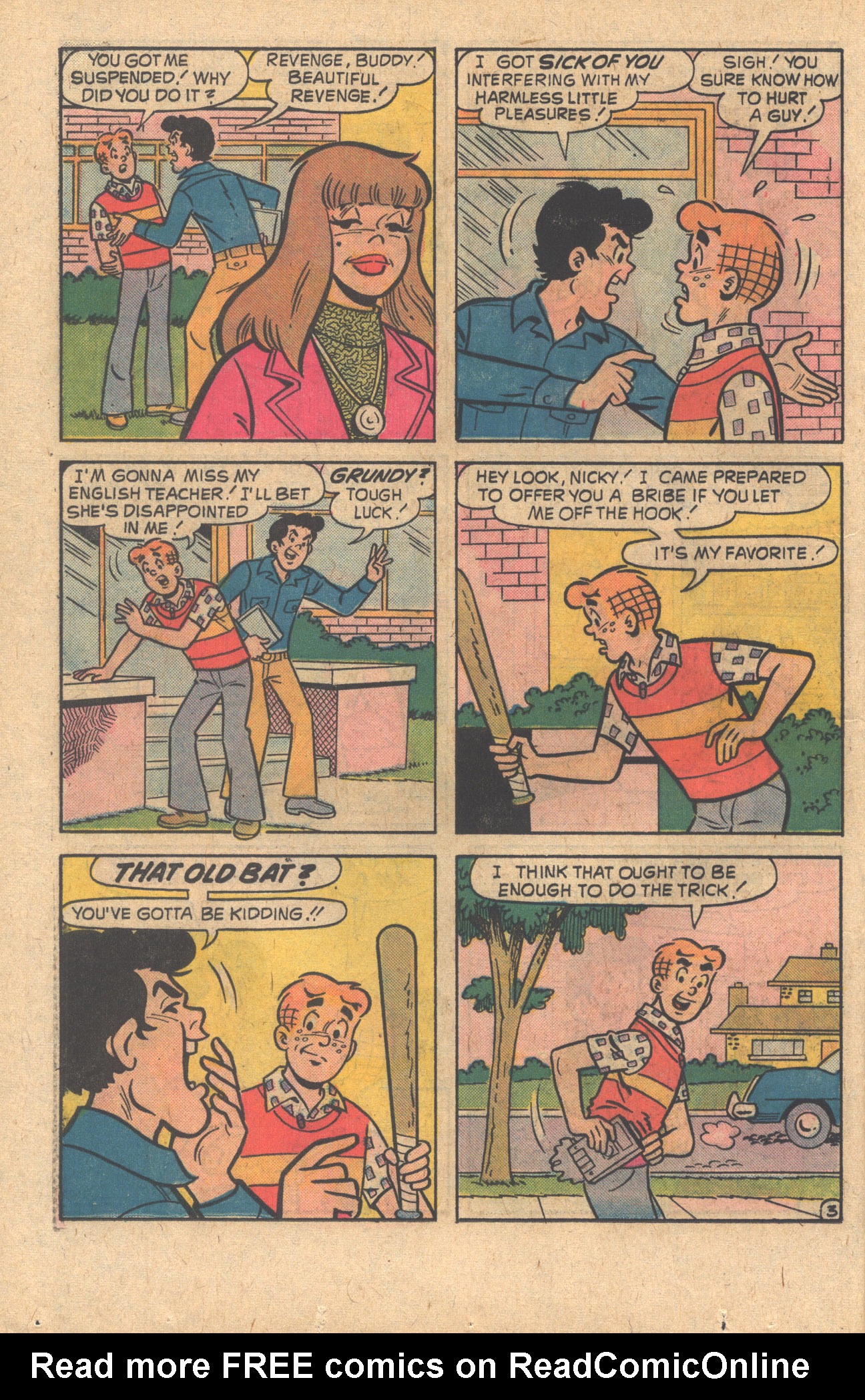 Read online Archie at Riverdale High (1972) comic -  Issue #22 - 22