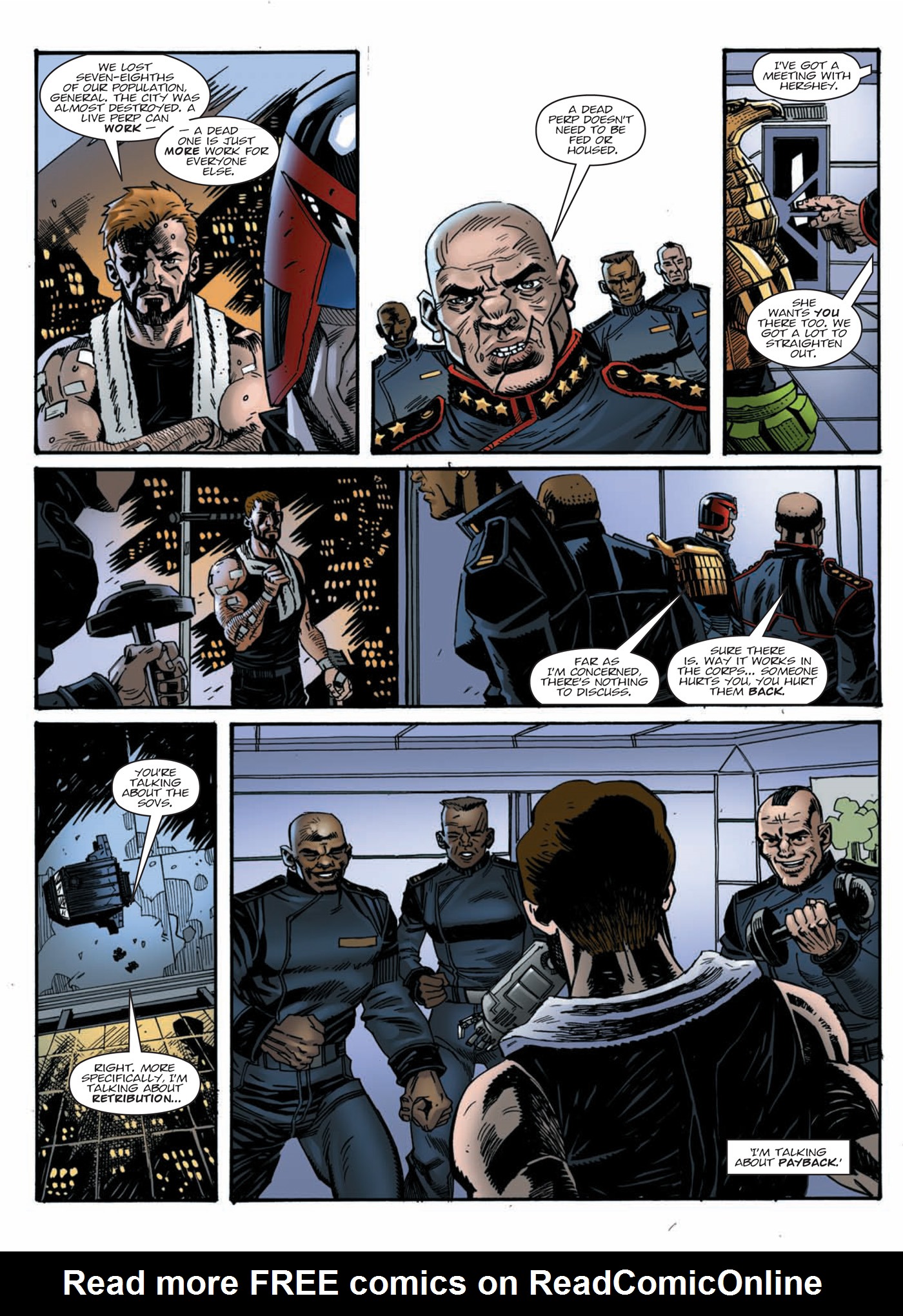 Read online Judge Dredd: Day of Chaos: Fallout comic -  Issue # TPB (Part 1) - 55
