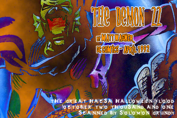 Read online The Demon (1990) comic -  Issue #22 - 1