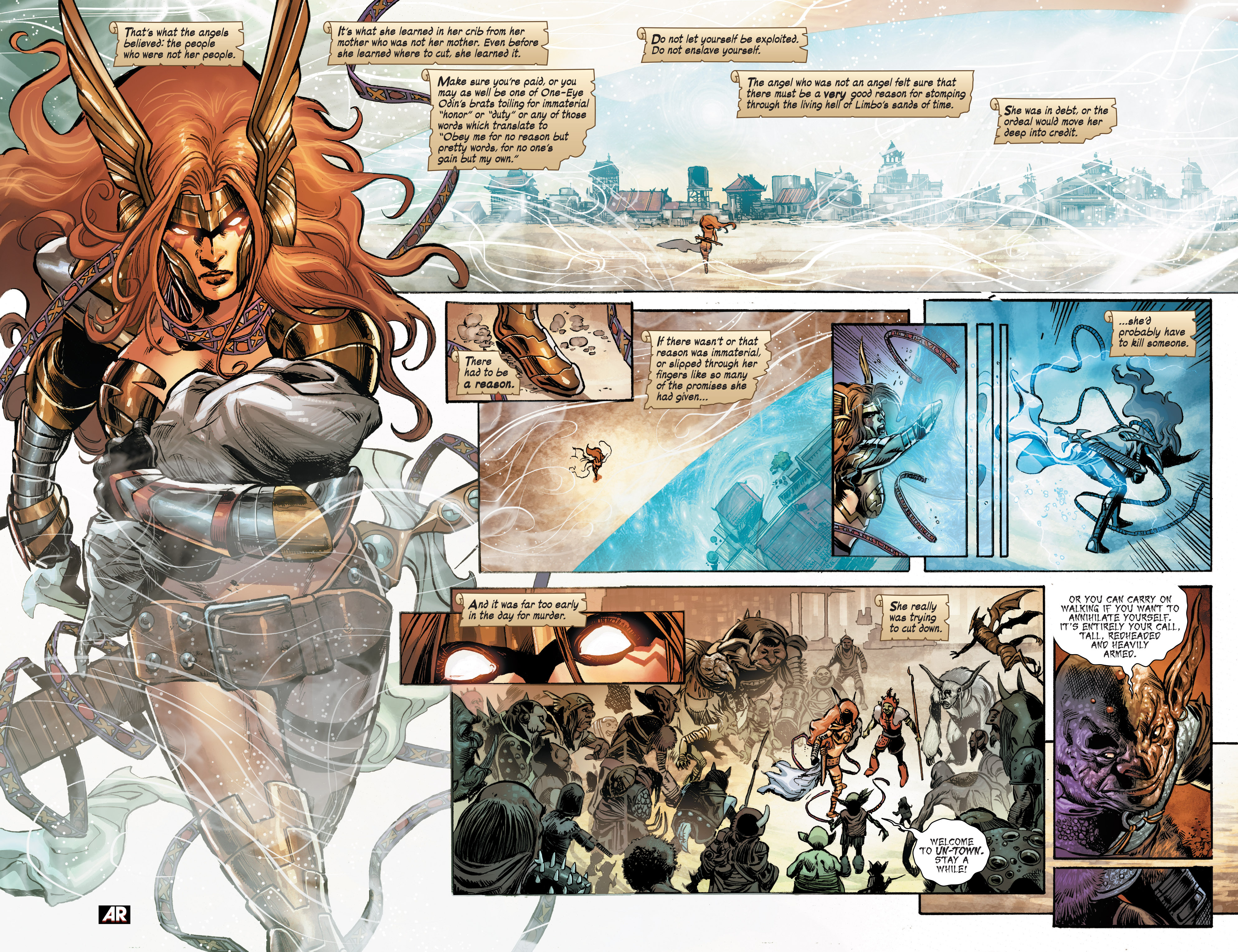 Read online Angela: Asgard's Assassin comic -  Issue #1 - 4