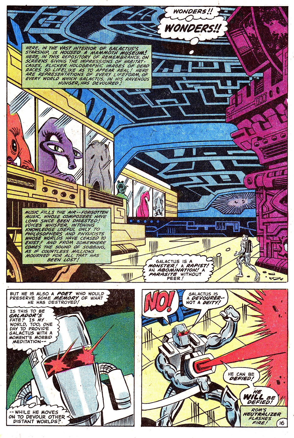 Read online ROM (1979) comic -  Issue #26 - 16