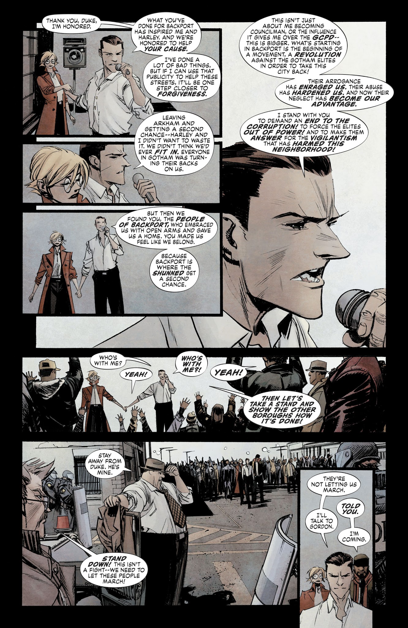 Read online Batman: White Knight comic -  Issue #4 - 7