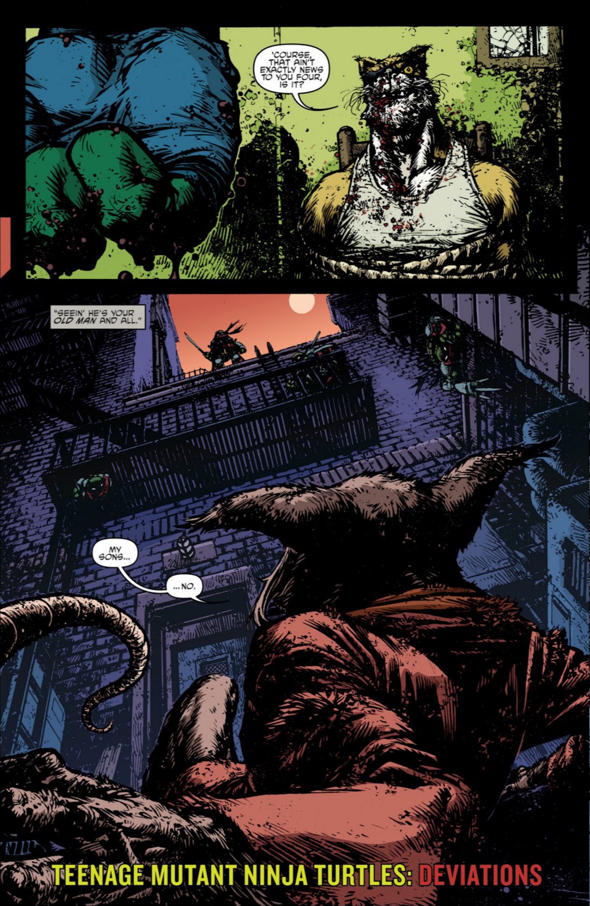 Read online Teenage Mutant Ninja Turtles Deviations comic -  Issue # Full - 5