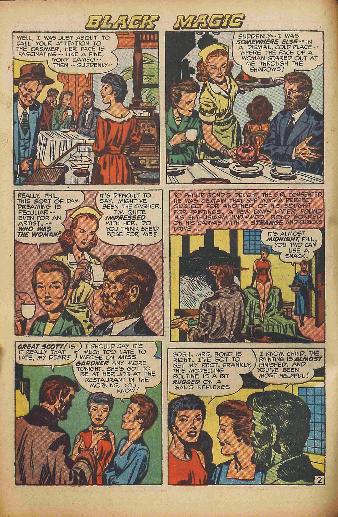 Read online Black Magic (1950) comic -  Issue #23 - 4