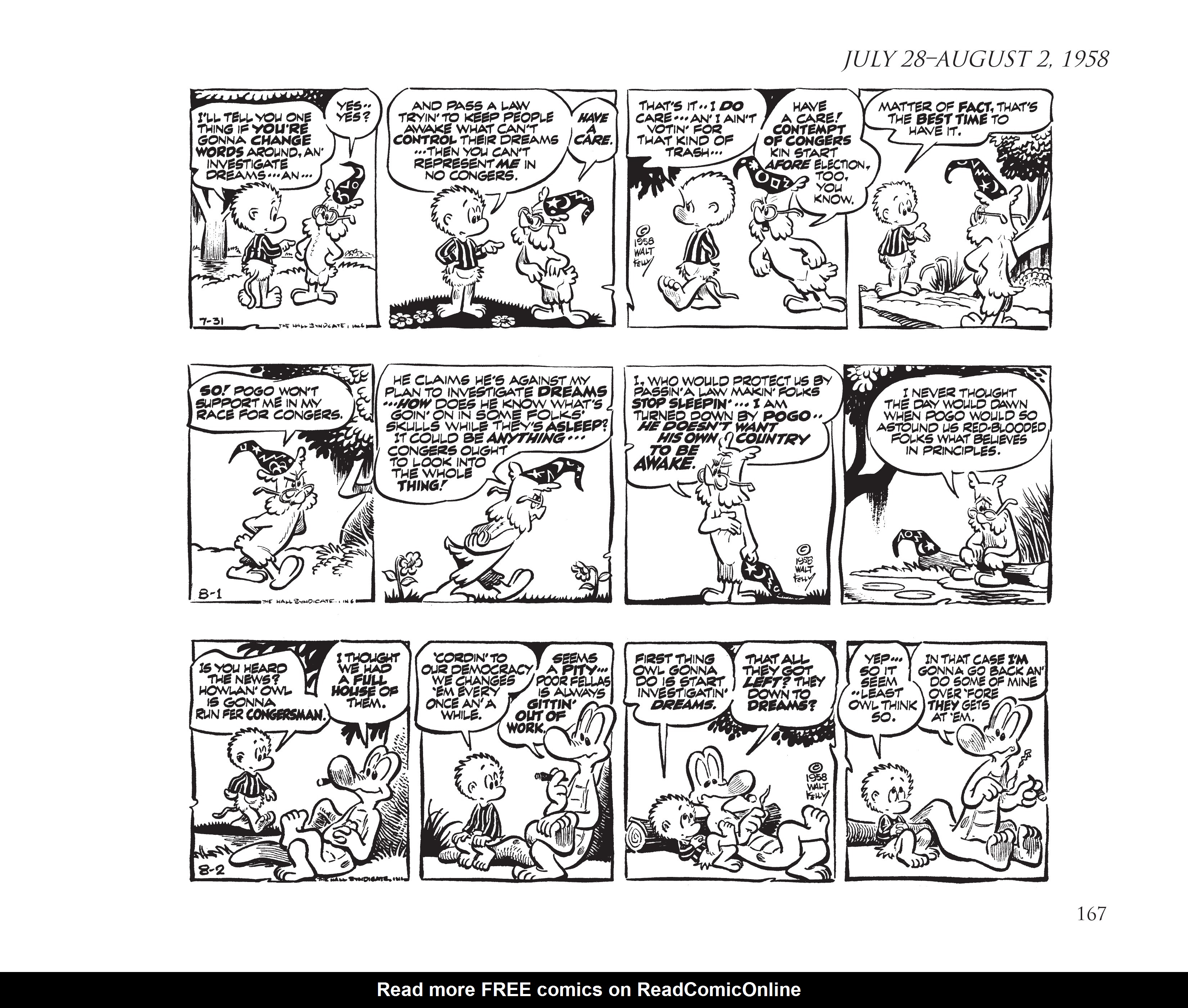 Read online Pogo by Walt Kelly: The Complete Syndicated Comic Strips comic -  Issue # TPB 5 (Part 2) - 76