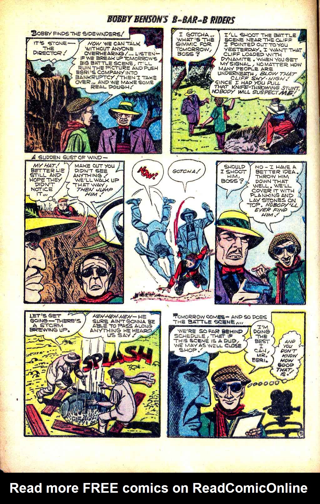 Read online Bobby Benson's B-Bar-B Riders comic -  Issue #17 - 16