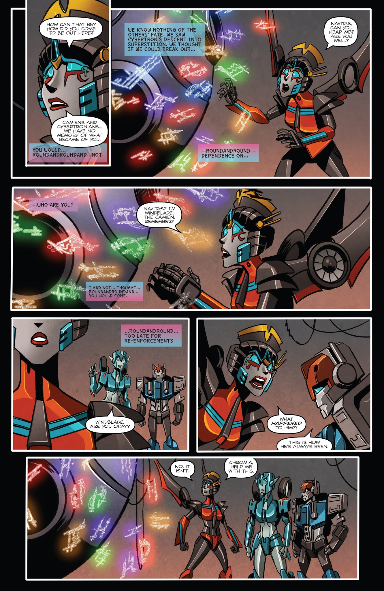 Read online The Transformers: Windblade (2018) comic -  Issue # TPB - 207