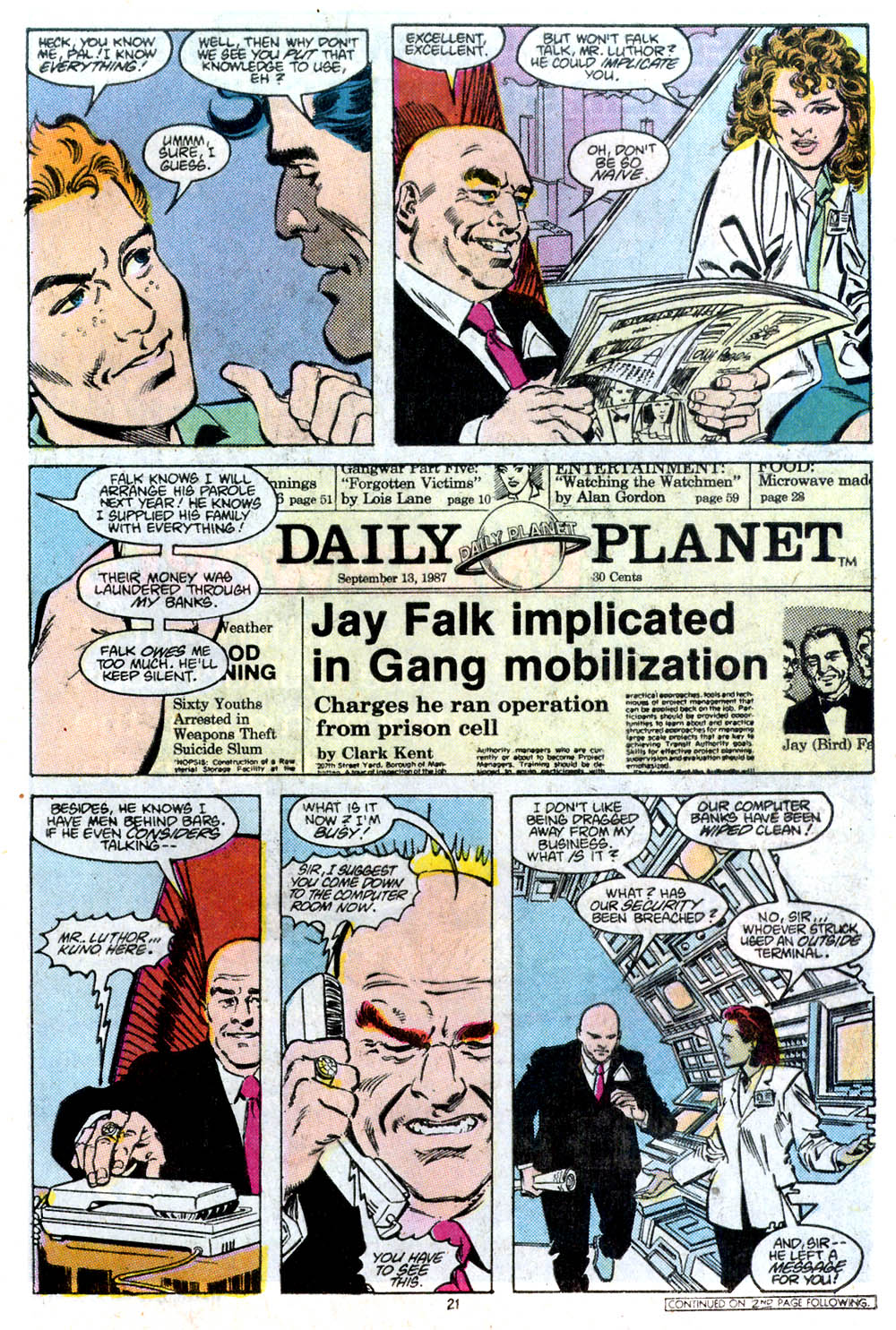 Read online Adventures of Superman (1987) comic -  Issue #434 - 22