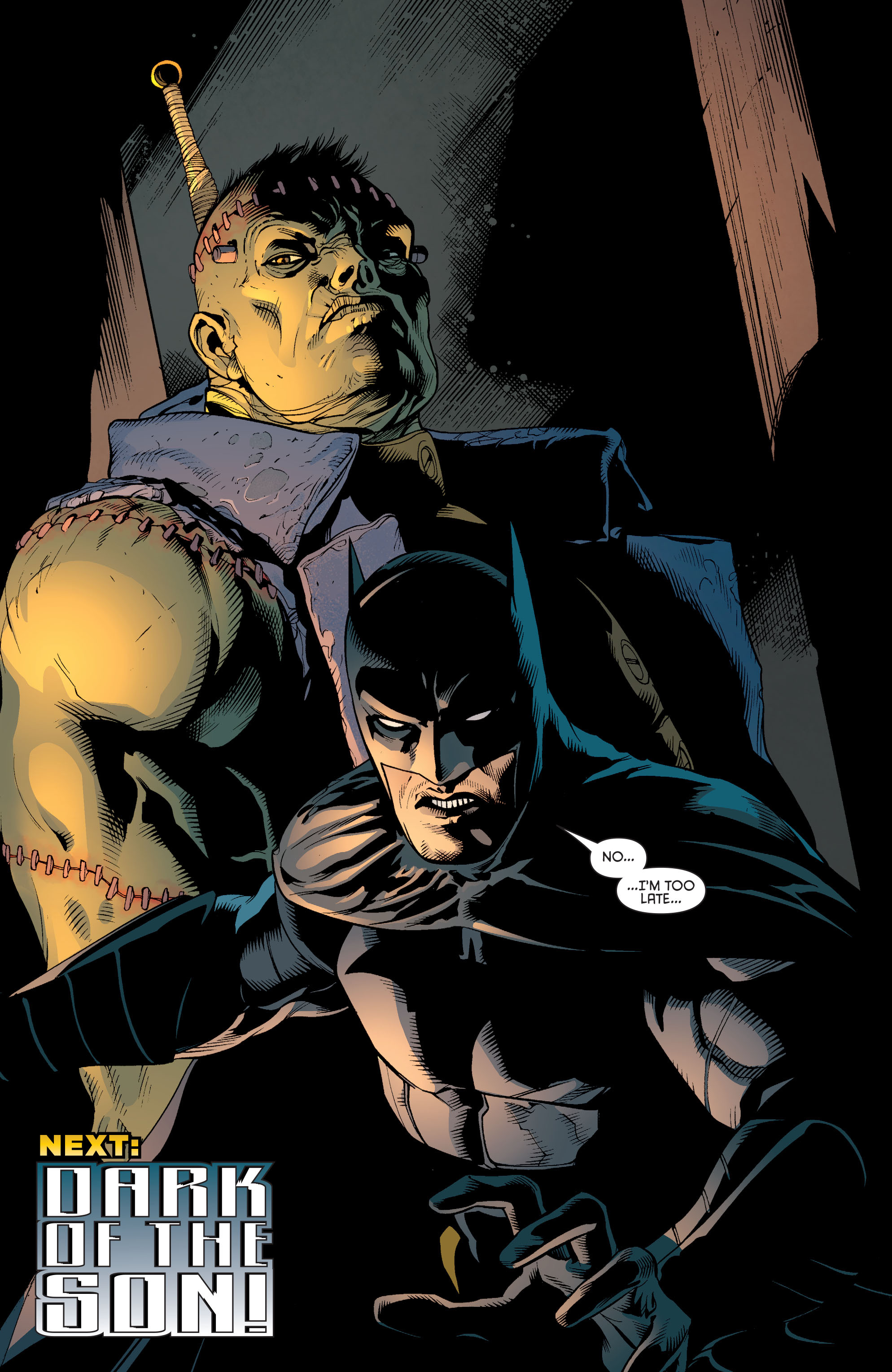 Read online Batman and Robin (2011) comic -  Issue #31 - Batman and Frankenstein - 21