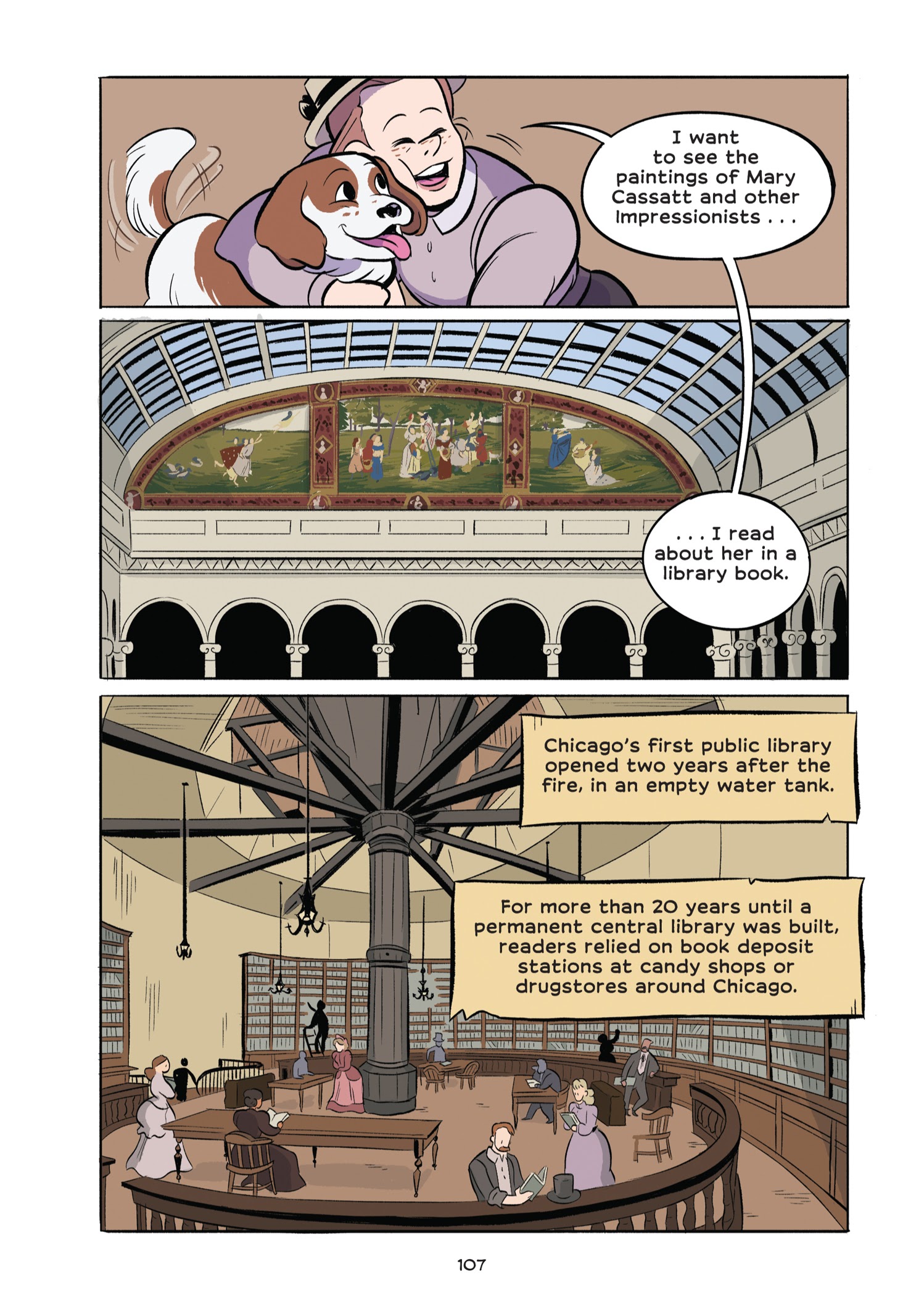 Read online History Comics comic -  Issue # The Great Chicago Fire: Rising From the Ashes - 116