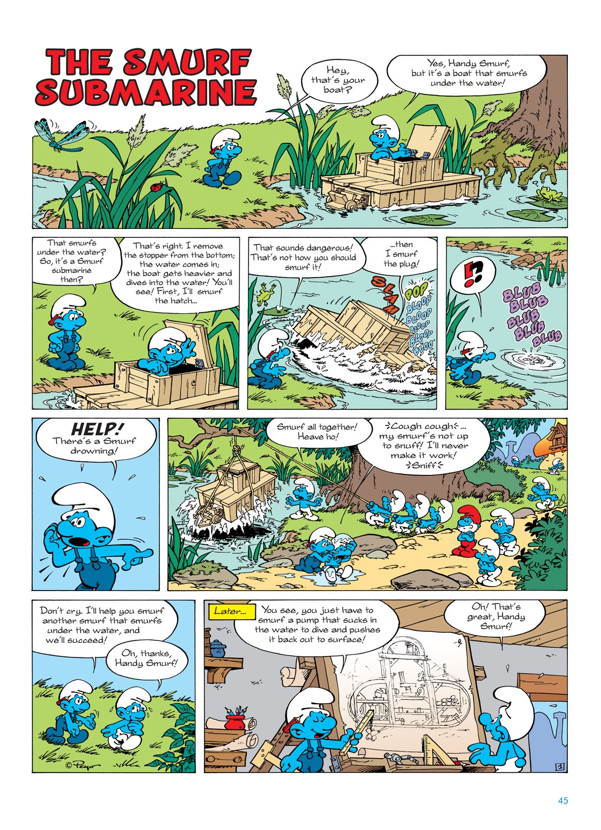 Read online The Smurfs comic -  Issue #7 - 45