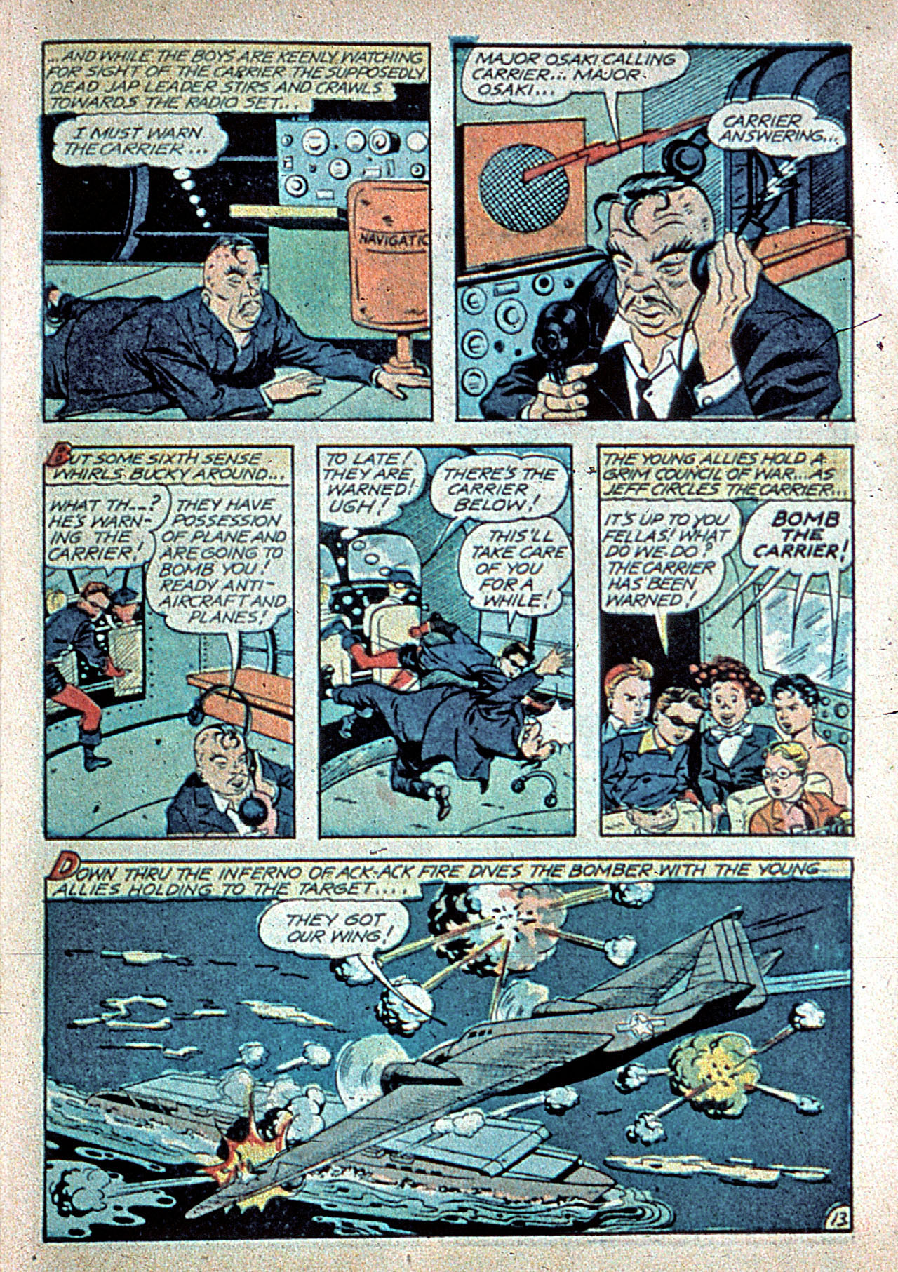 Read online Young Allies Comics comic -  Issue #11 - 114