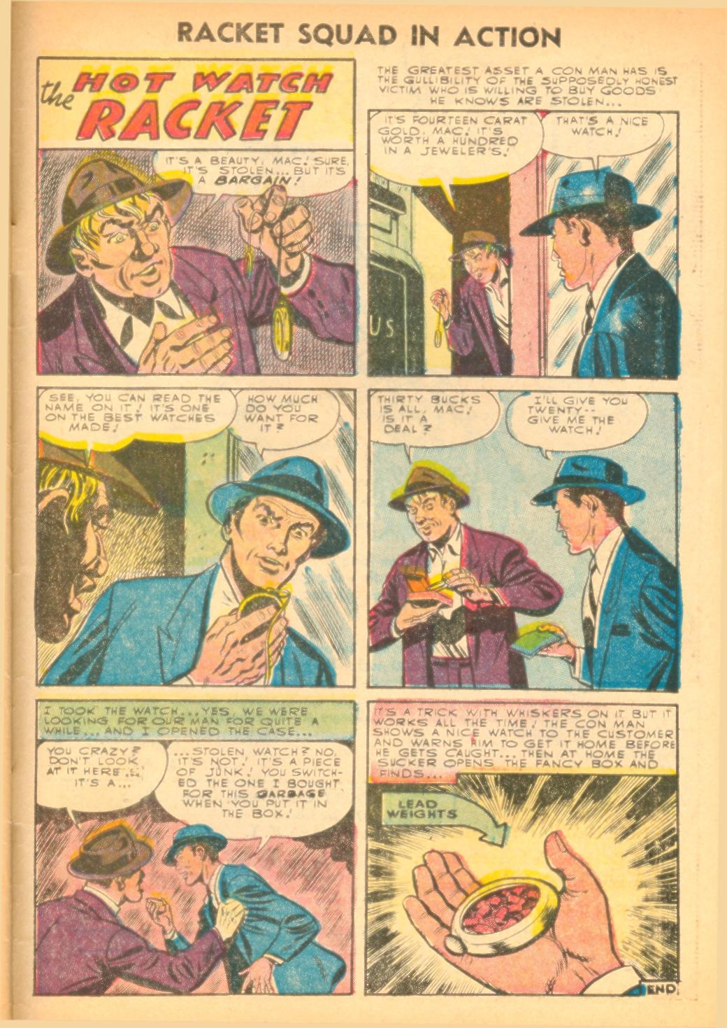 Read online Racket Squad in Action comic -  Issue #20 - 33