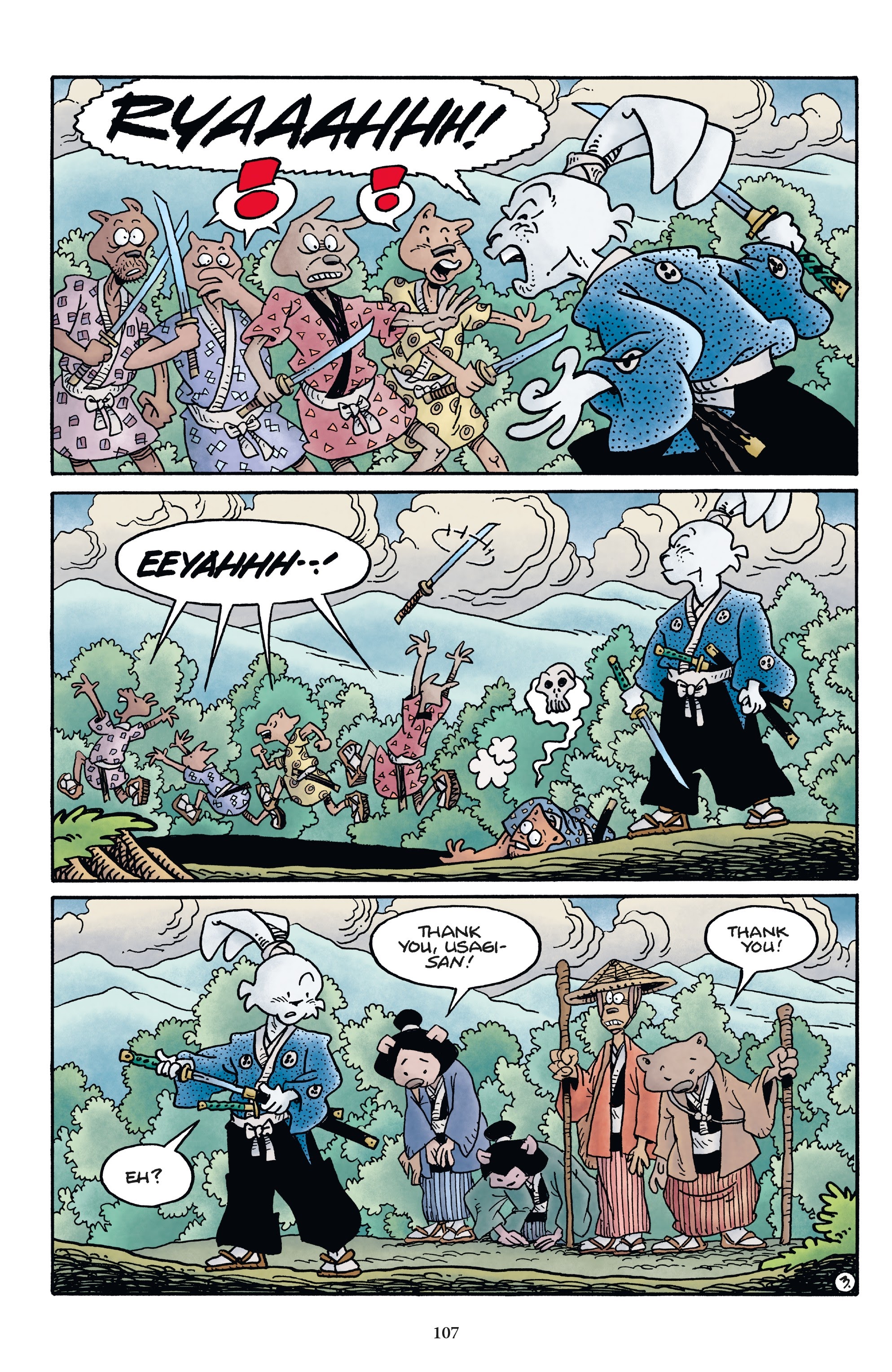 Read online Usagi Yojimbo/Teenage Mutant Ninja Turtles: The Complete Collection comic -  Issue # TPB (Part 1) - 100