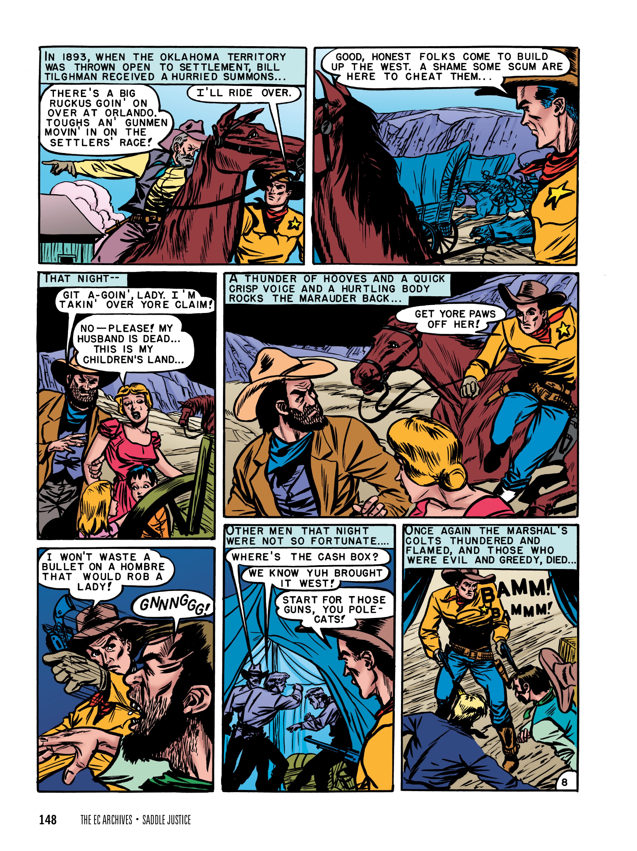 Read online The EC Archives: Saddle Justice comic -  Issue # TPB (Part 2) - 50