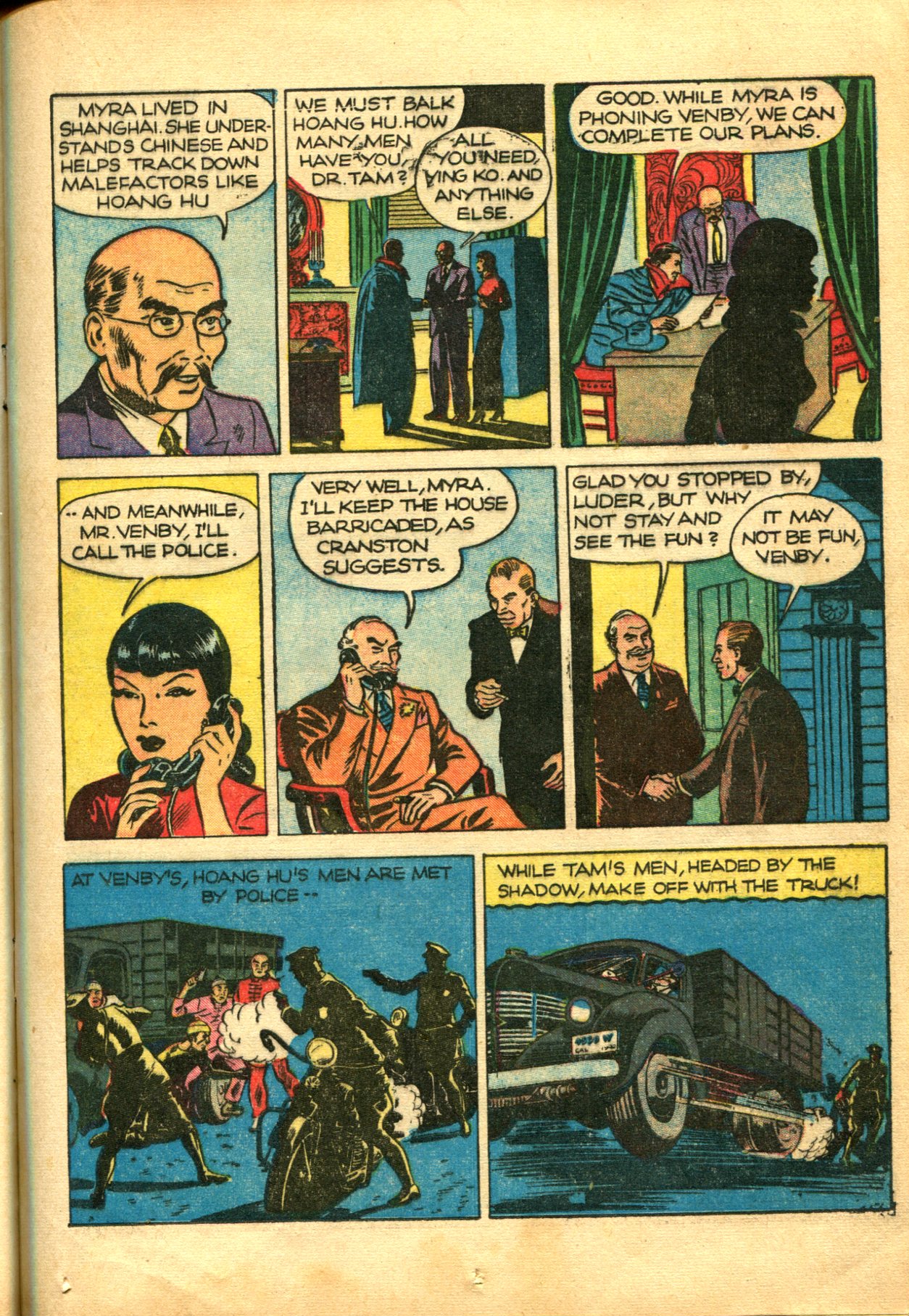Read online Shadow Comics comic -  Issue #10 - 25