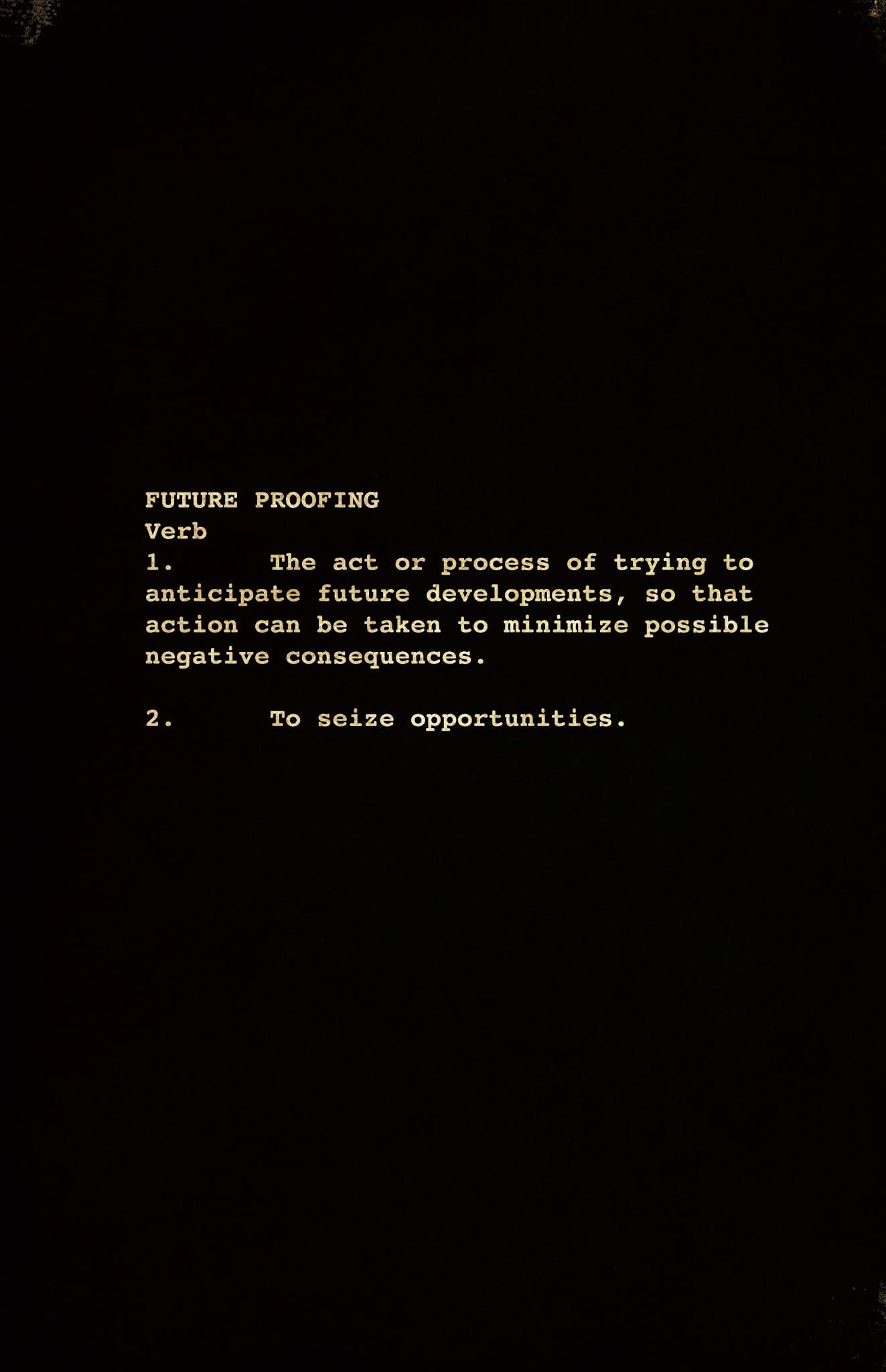 Read online Future Proof comic -  Issue #1 - 5